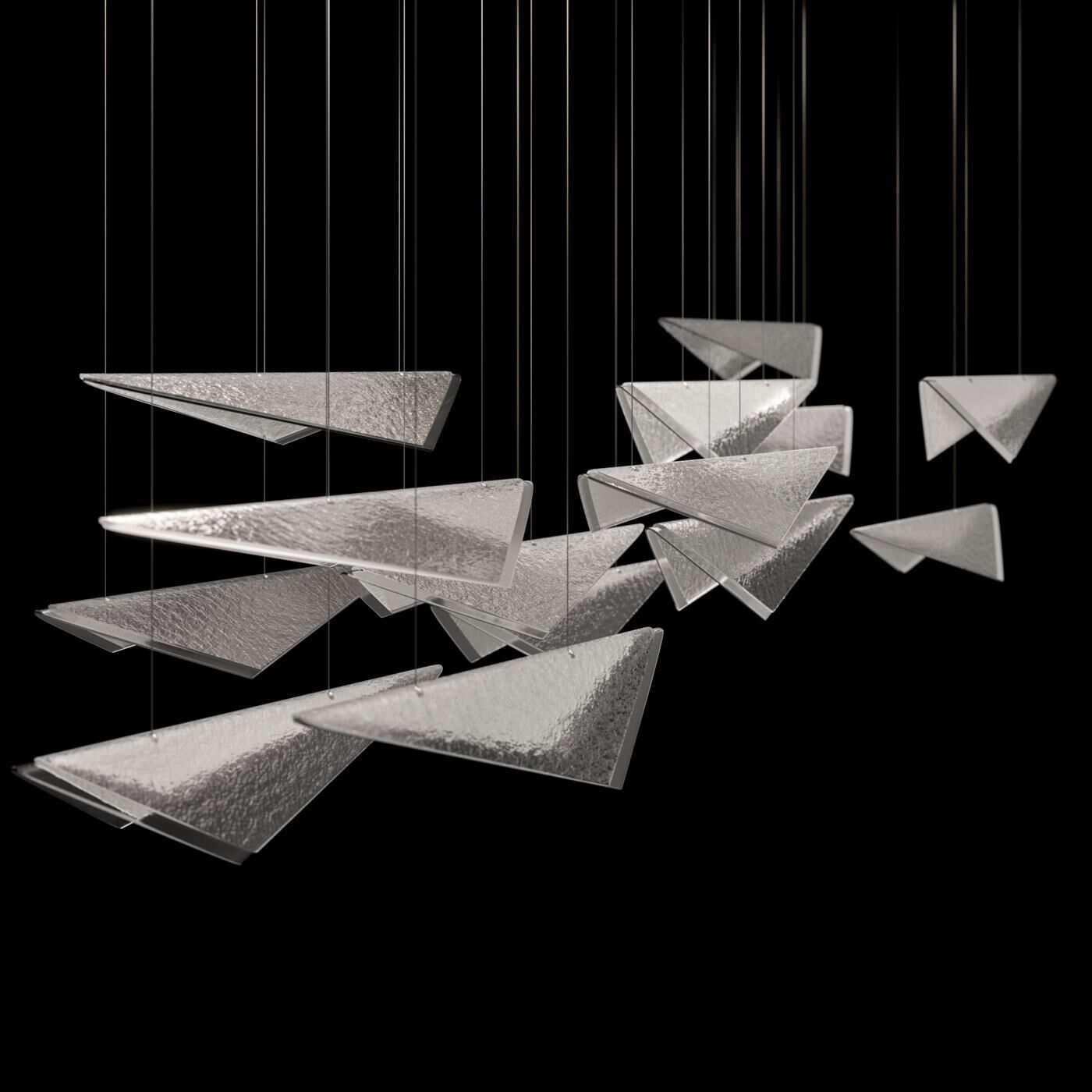 Volo 58 Inch Linear Suspension Light by Fine Art Handcrafted Lighting