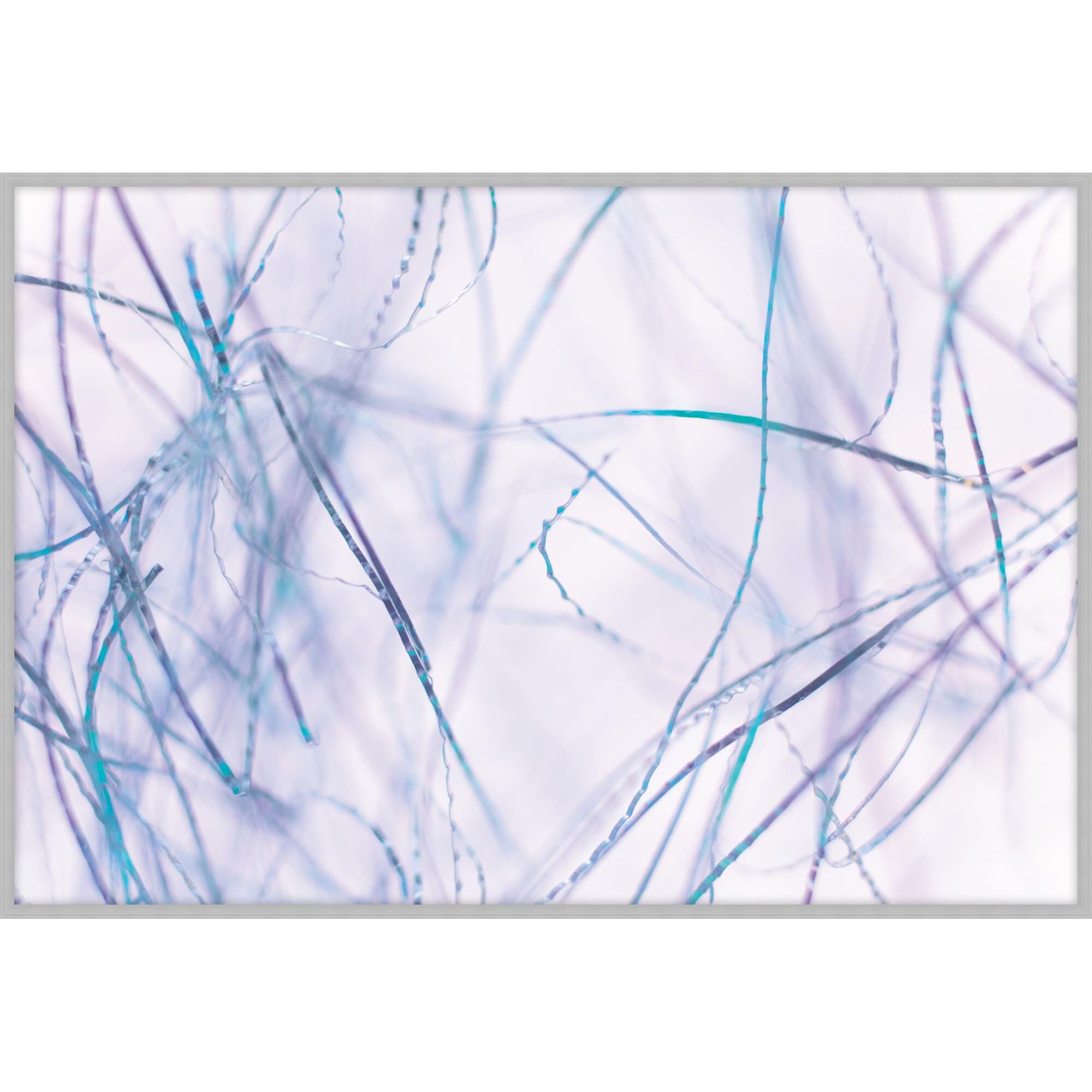 Grace Carlon Violet Fibers Print by LEVEL57