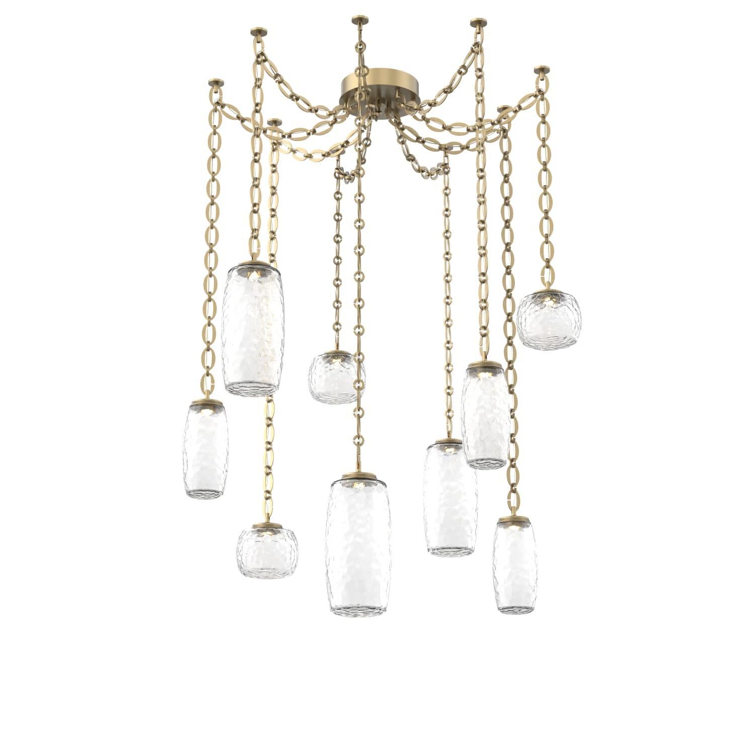 Levi Wilson Vessel 15 Inch Multi Pendant Light by Hammerton Studio
