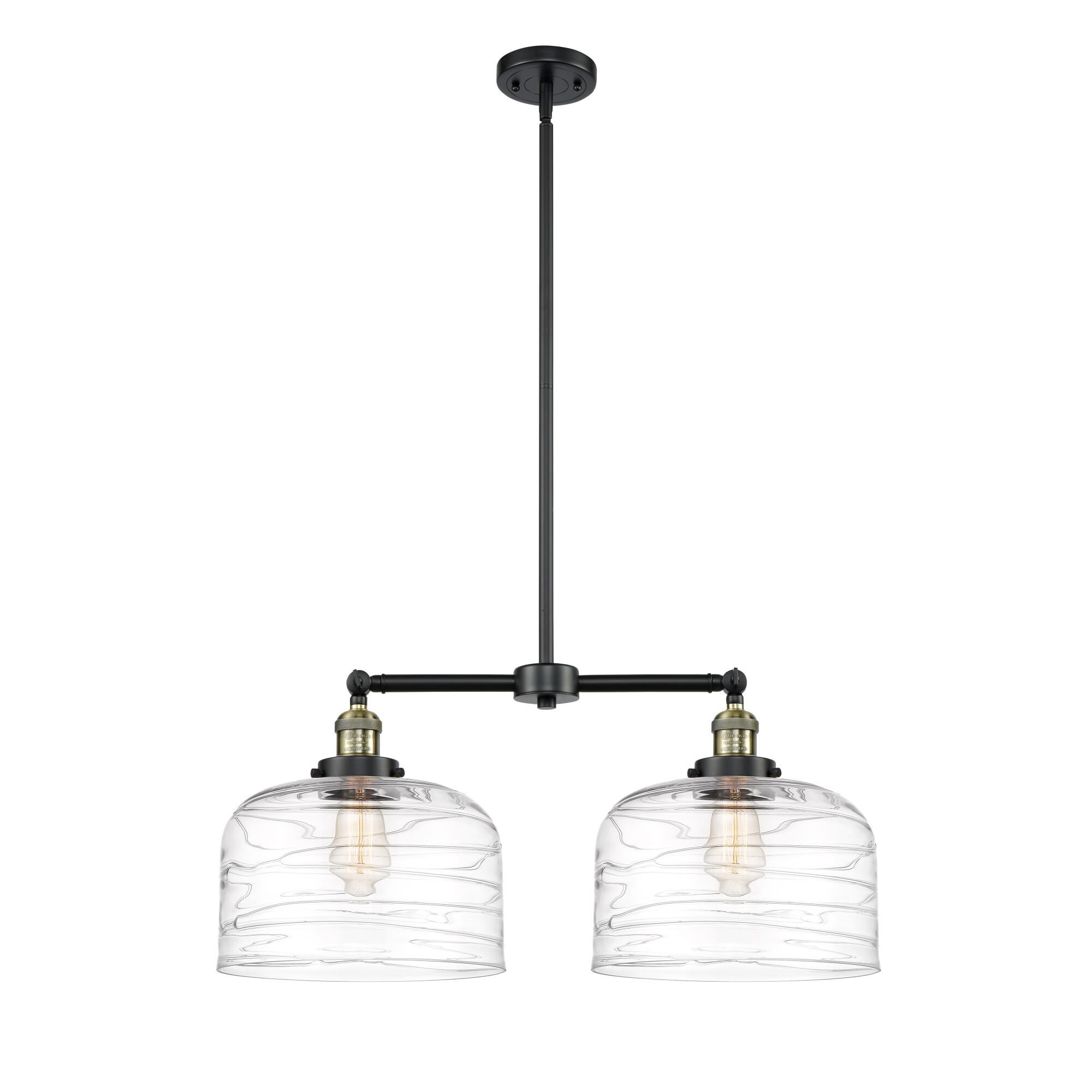 Bruno Marashlian Large Bell 21 Inch 2 Light Mini Chandelier by Innovations Lighting