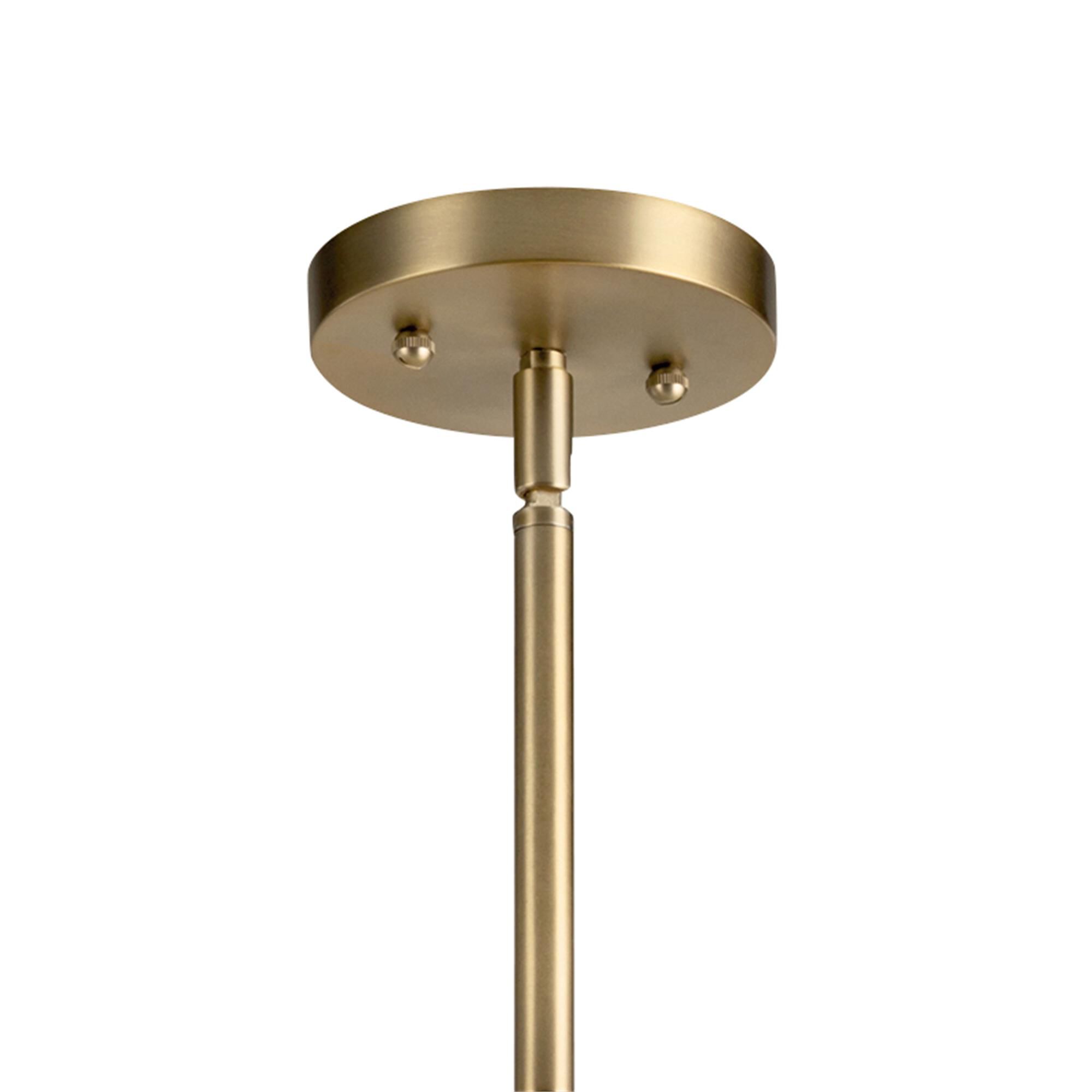 Shown in Classic Bronze finish and Satin Etched glass and White Microfiber shade