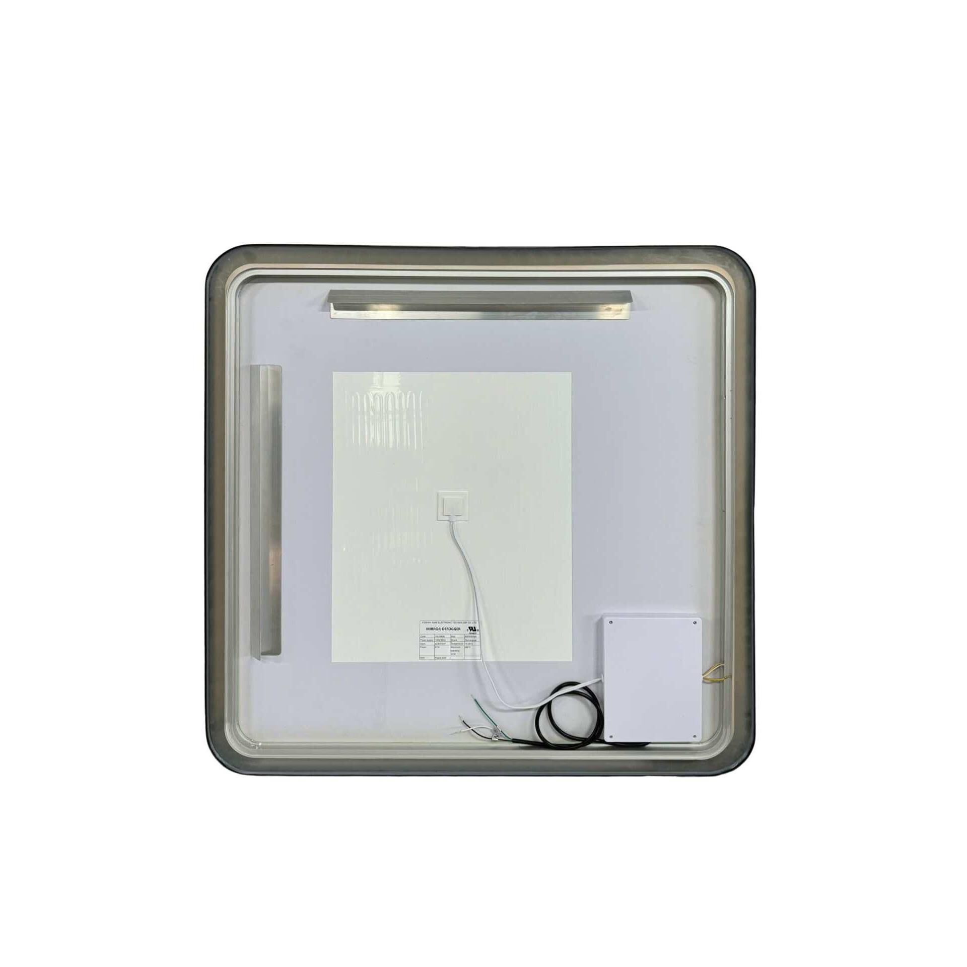 Harmoni 36 Inch Round LED Lighted Mirror by Elegant Decor