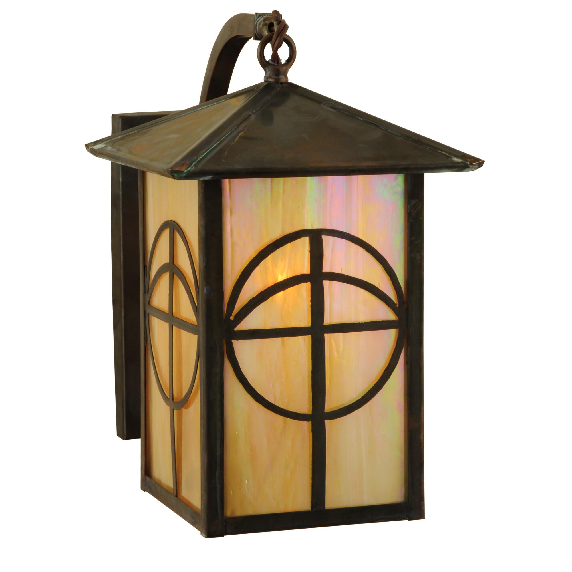 Seneca Circle Cross 11 Inch Wall Sconce by Meyda Lighting