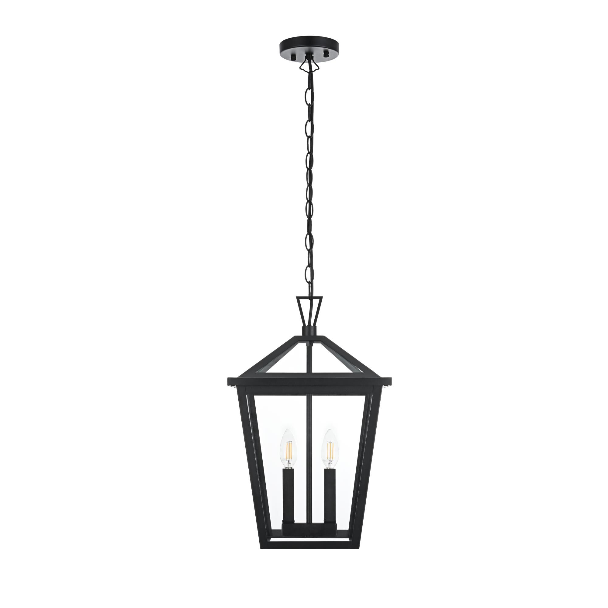 Frankford 12 Inch Outdoor Hanging Lantern by Elegant Lighting