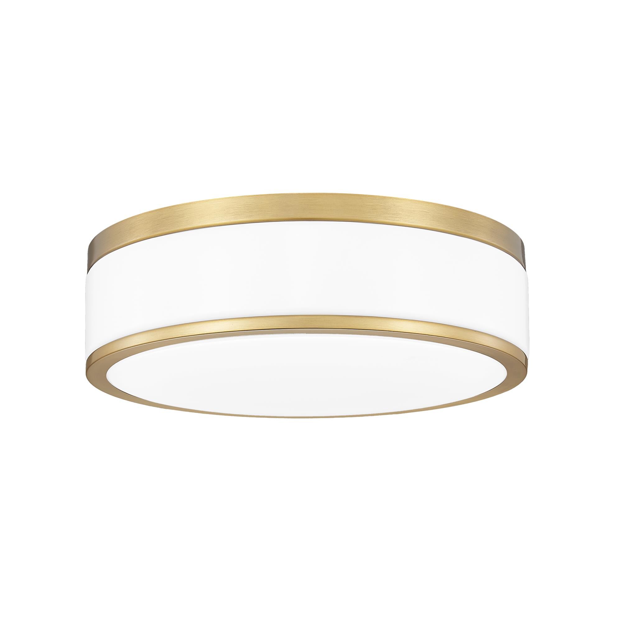 Shown in Modern Gold finish and Frosted glass and Frosted shade