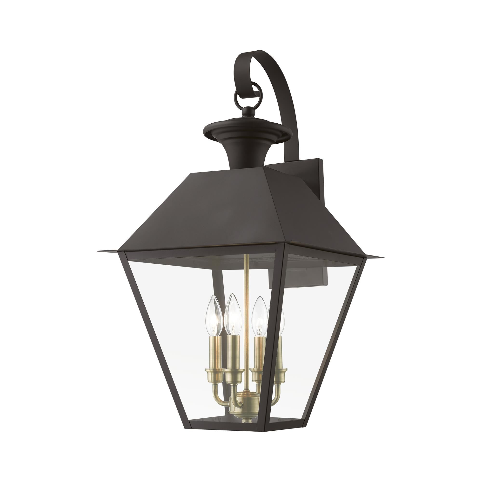 Wentworth 27 Inch Tall 4 Light Outdoor Hanging Lantern by Livex Lighting