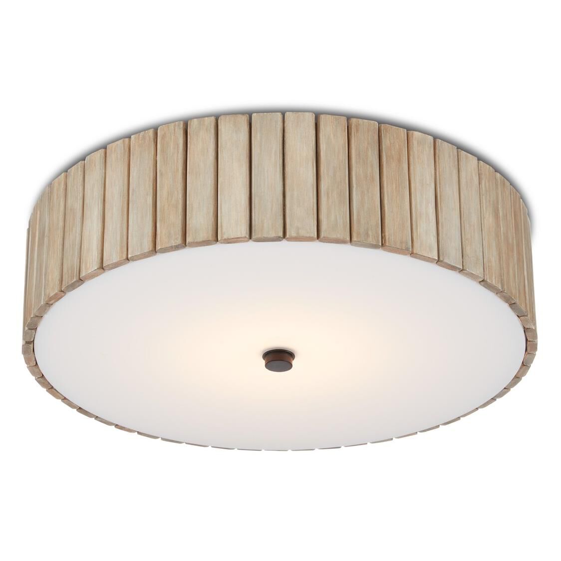 Tetterby 20 Inch 1 Light LED Semi Flush Mount by Currey and Company