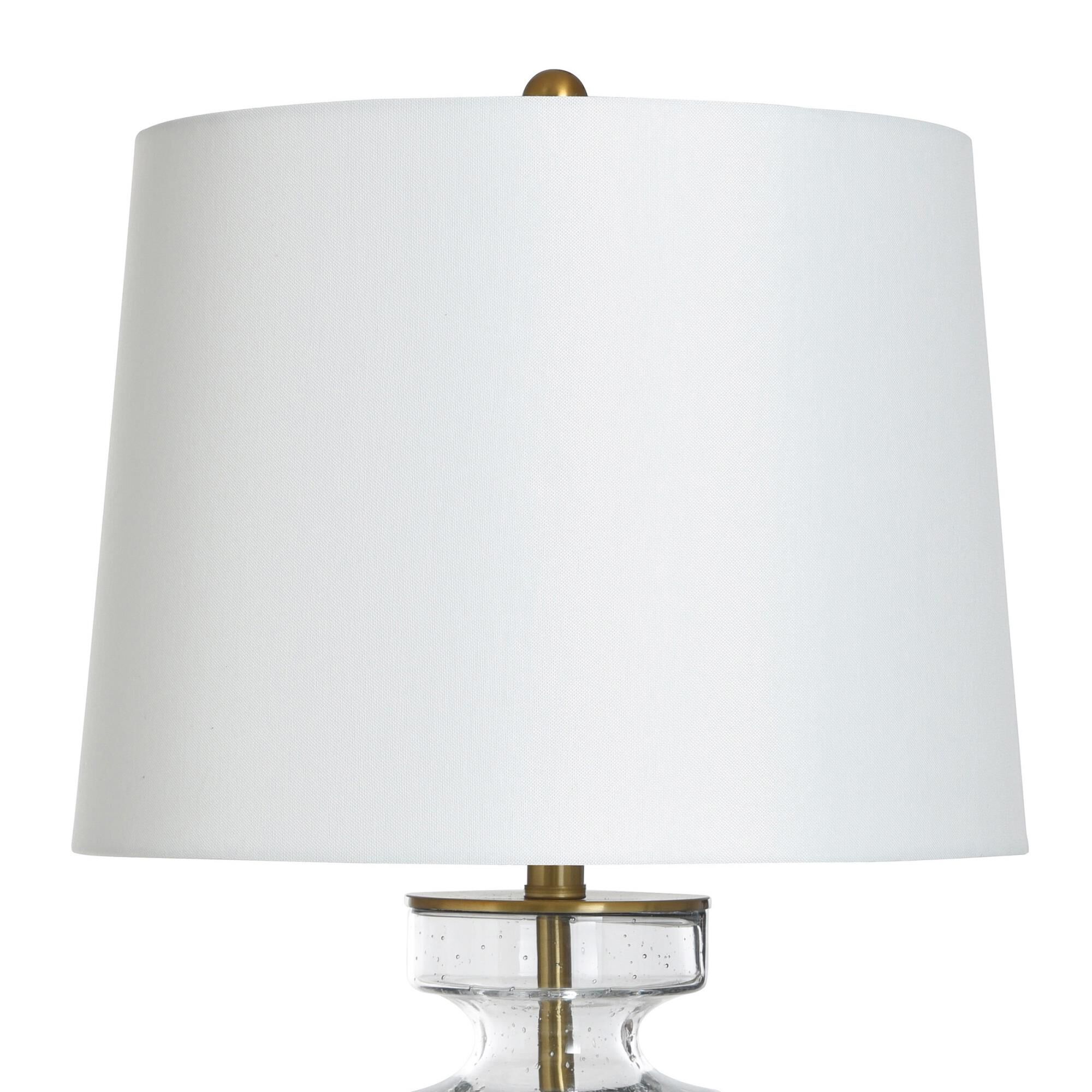 Shown in Clear Seeded, Gold, Off-White finish