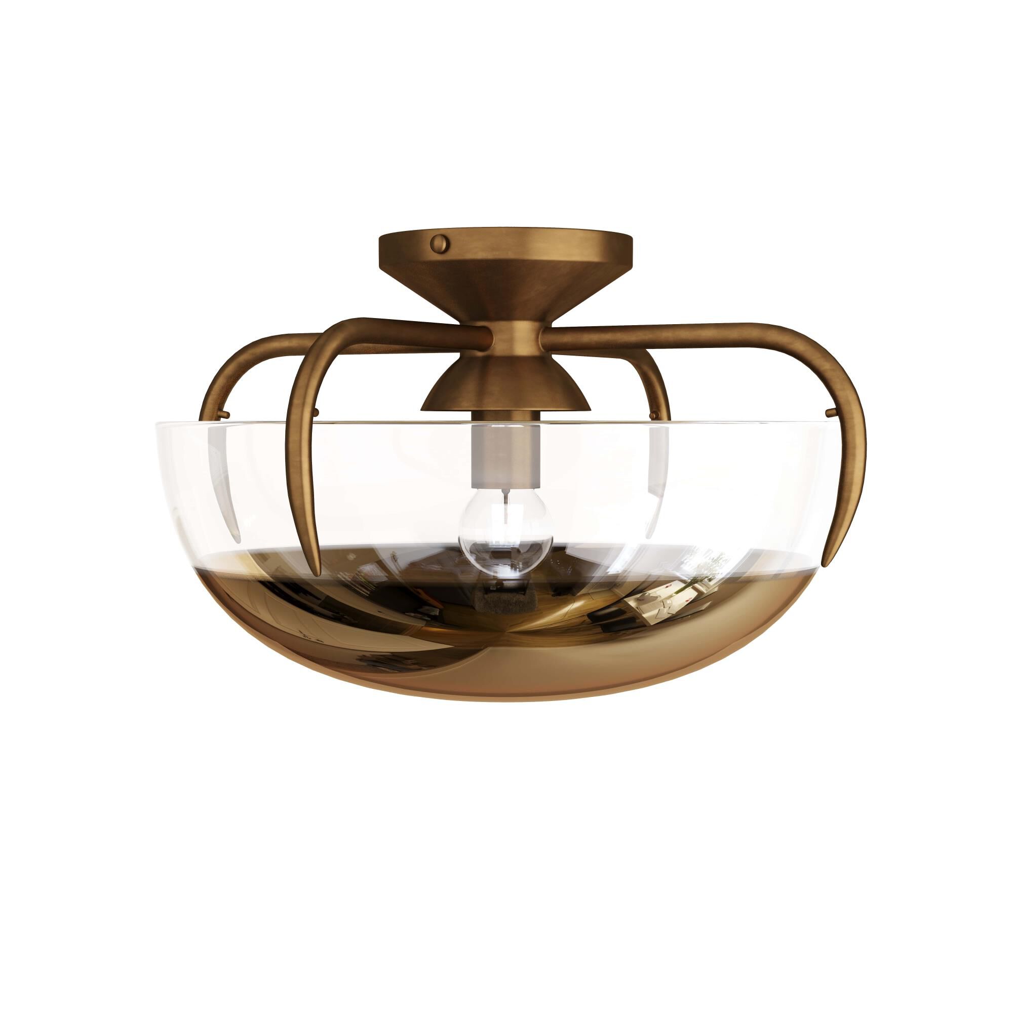 Shown in Gold Ombre finish and Gold Ombre glass