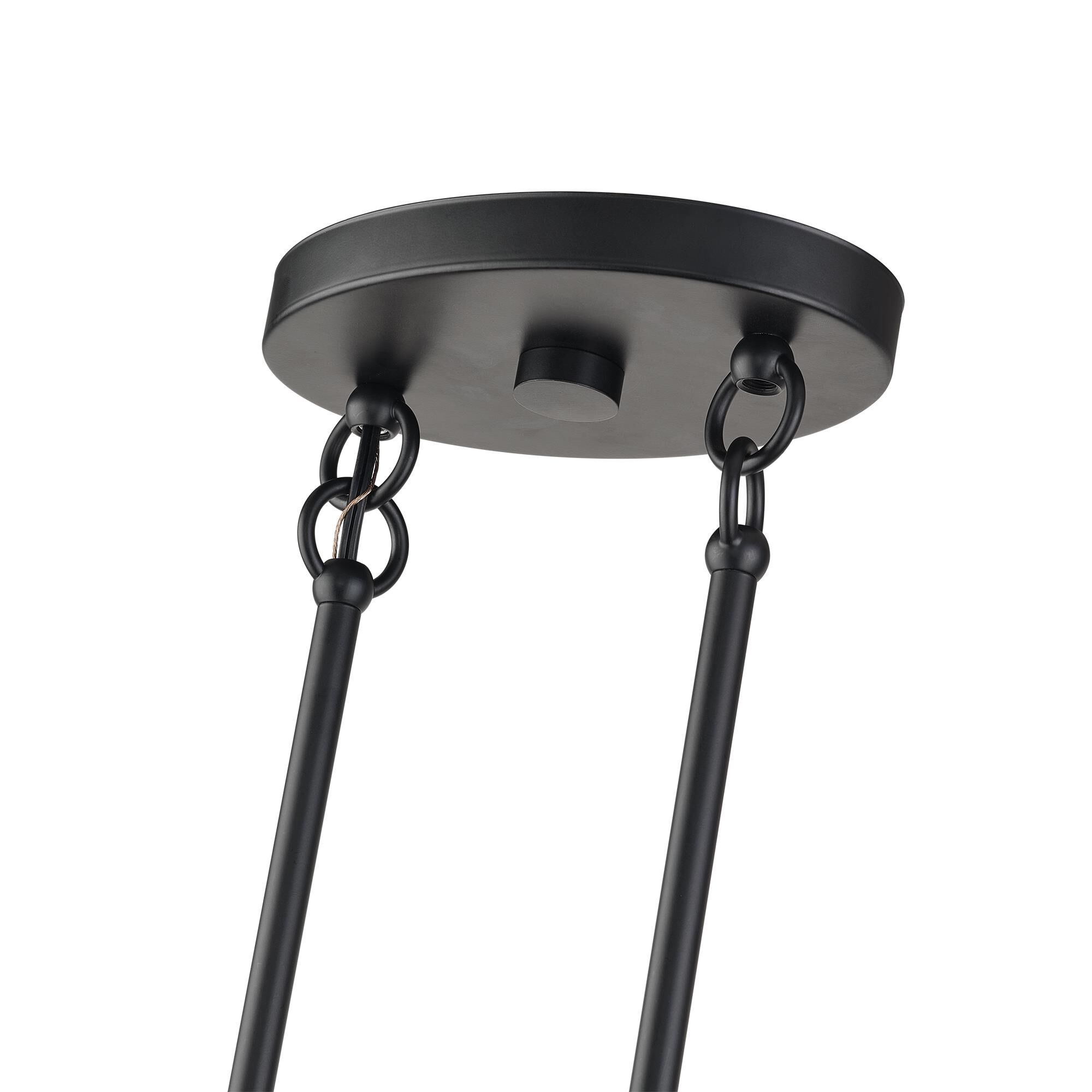 Shown in Black finish and Hand-Woven Parisian Night Color Polyester Rope shade