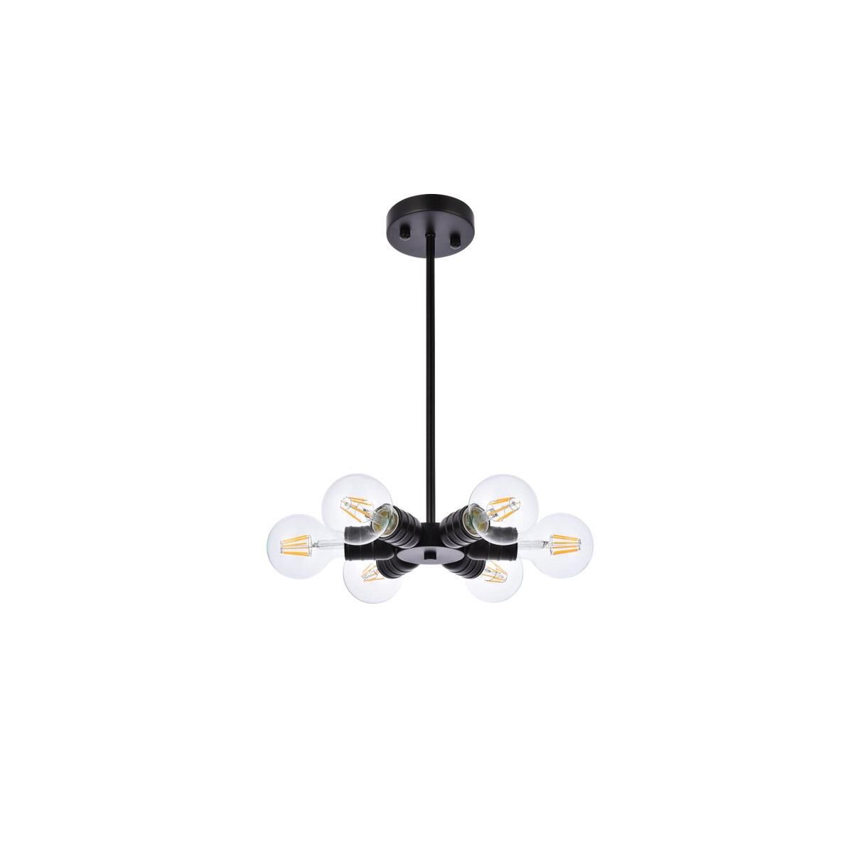 Reyes 8 Inch Mini Pendant by Elegant Lighting