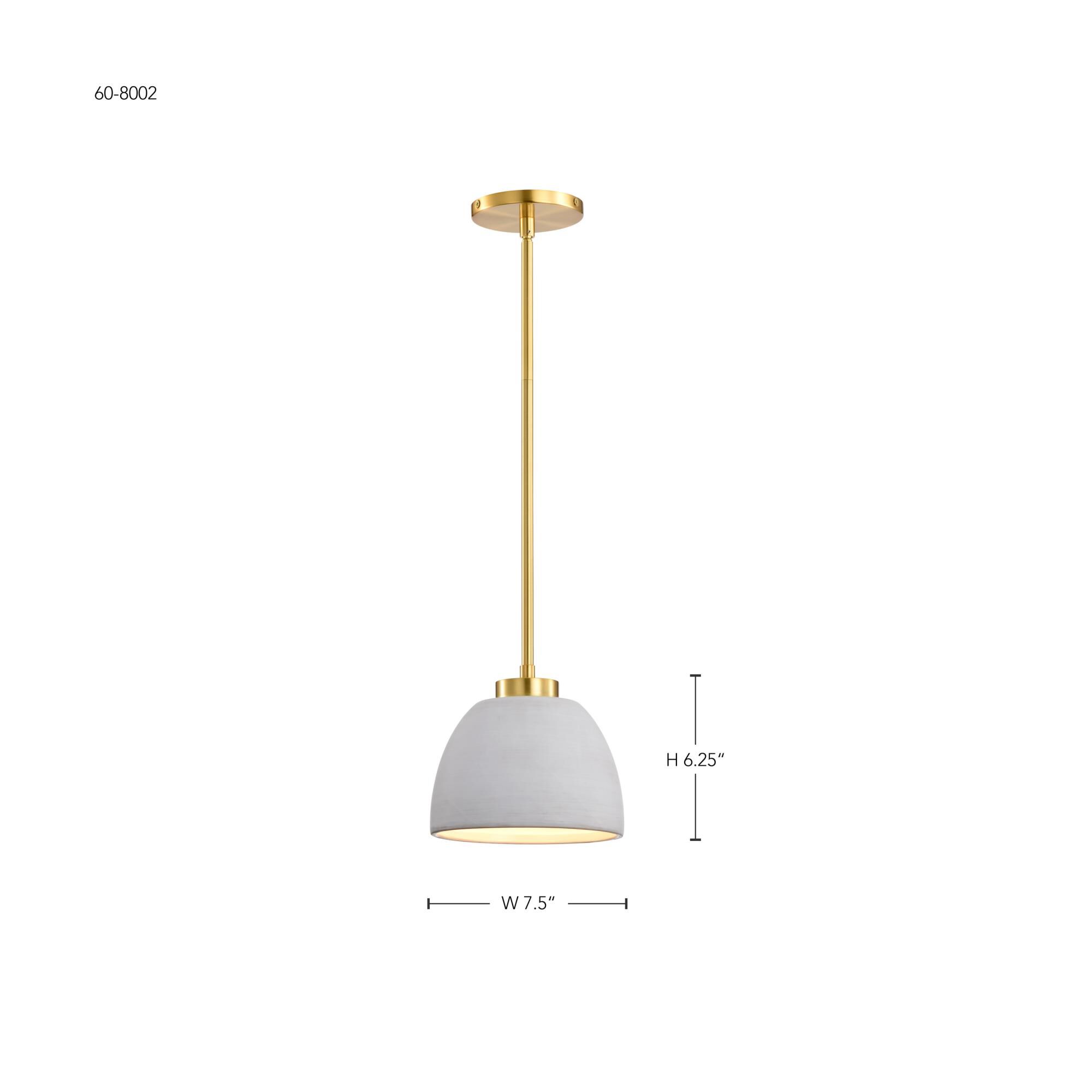 Collins 8 Inch Mini Pendant by Nuvo Lighting