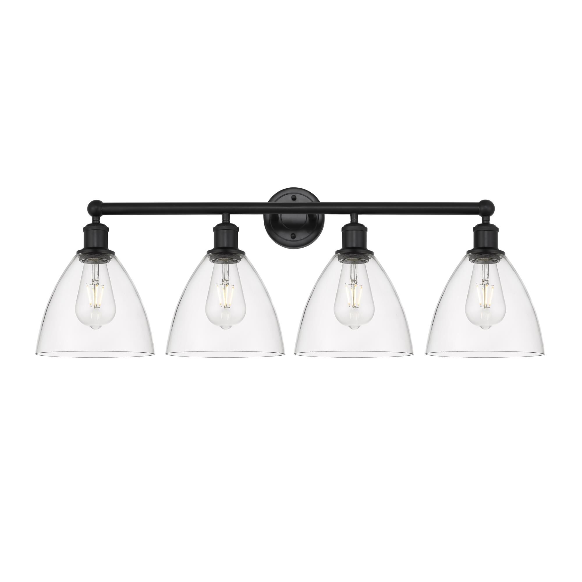 Bruno Marashlian Bristol Glass 34 Inch 4 Light Bath Vanity Light by Innovations Lighting