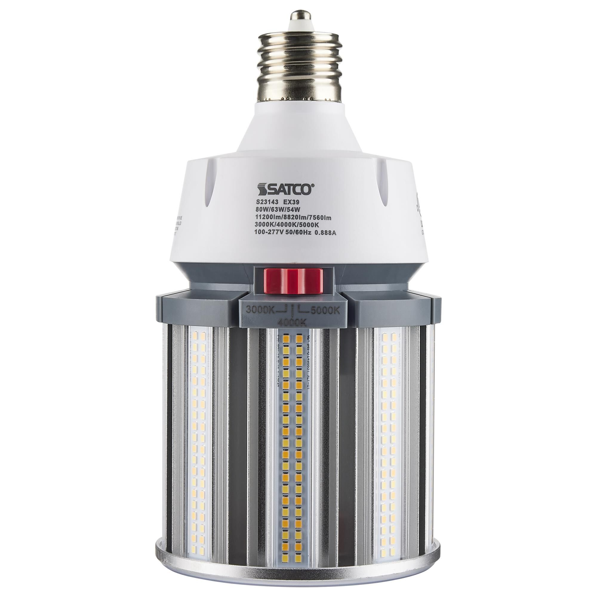 Dimmable 80 Watt 3000-4000-5000K LED Light Bulb by Satco