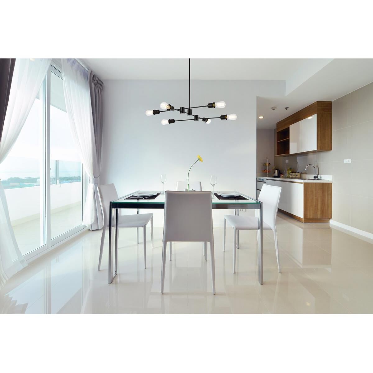 Shown in Black finish