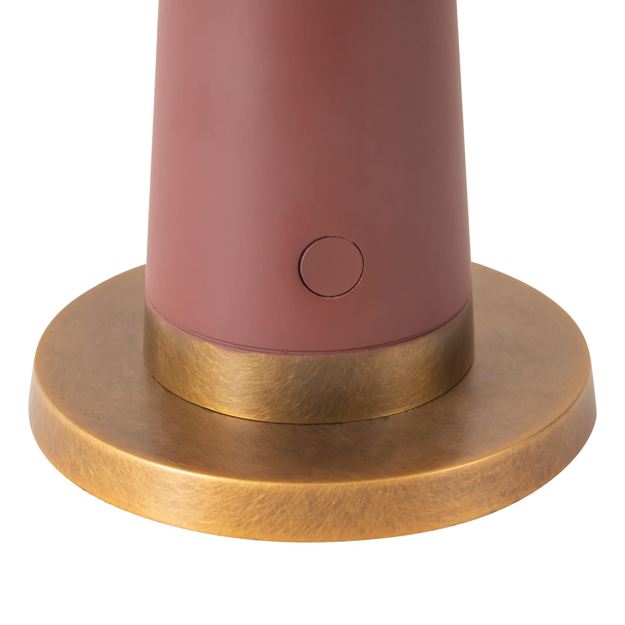 Shown in Burgundy finish and Opal glass