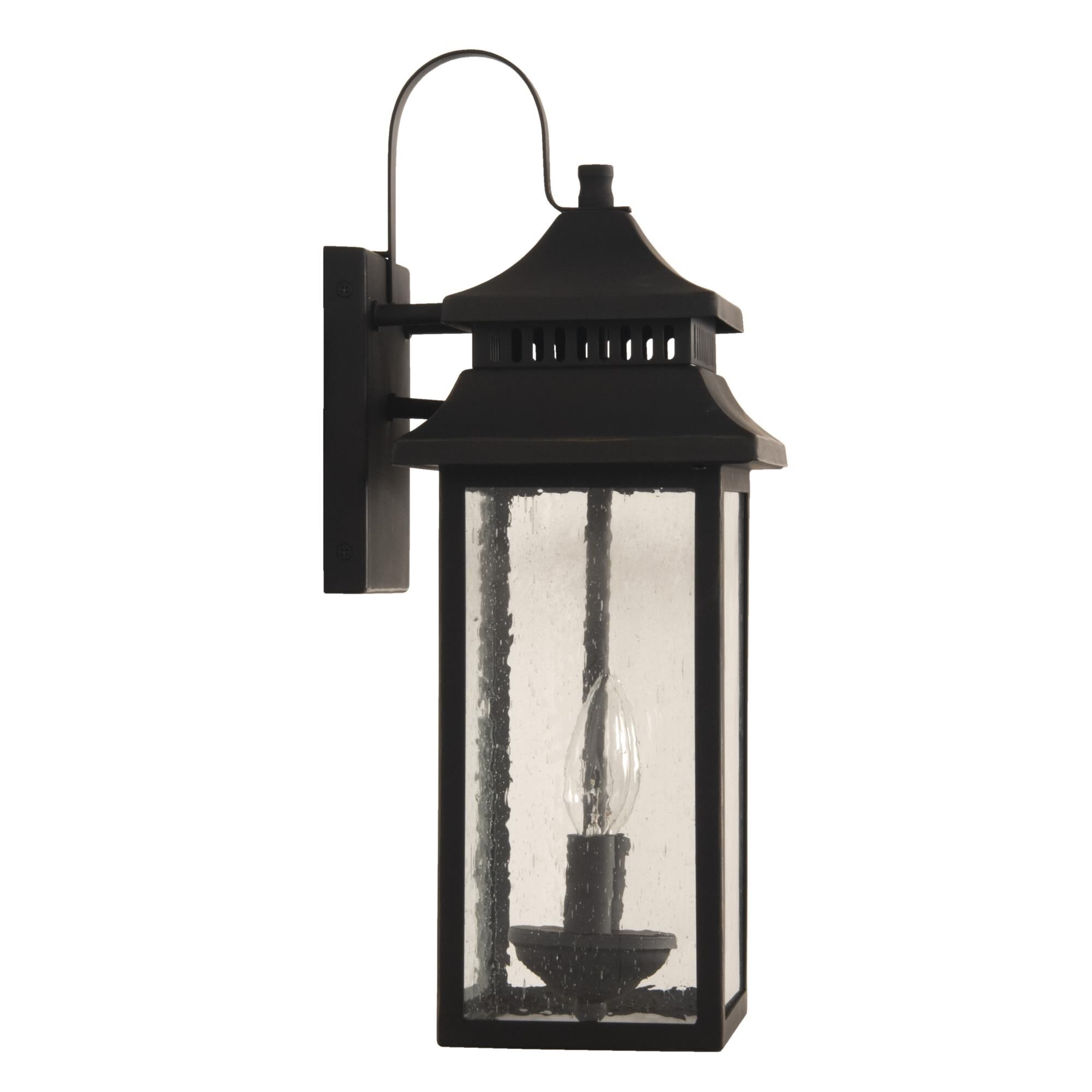 Shown in Dark Bronze Gilded finish and Rectangle glass