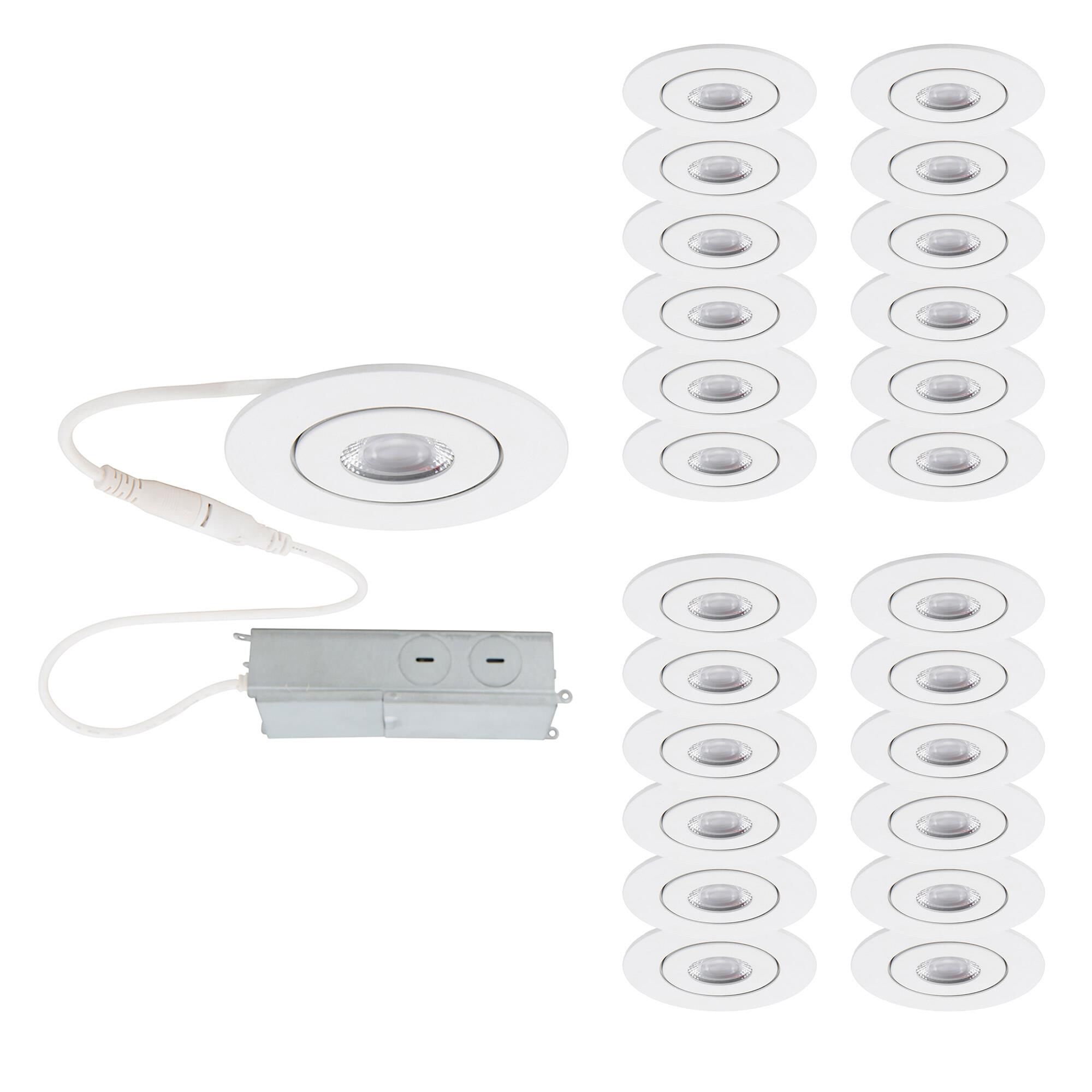 Lotos 4 Inch Recessed Lighting Trim Pack of 24 by WAC Lighting