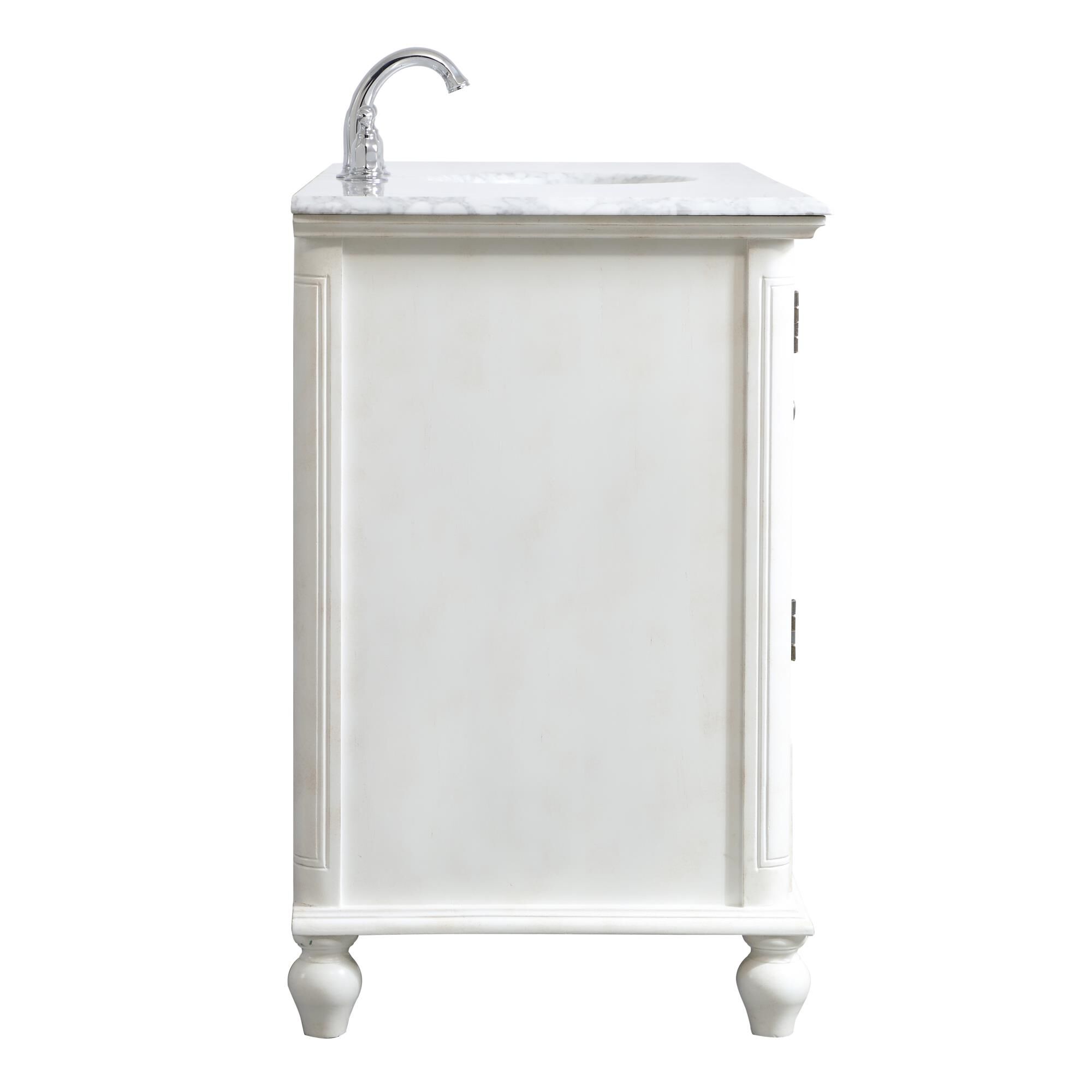 Shown in Antique White finish