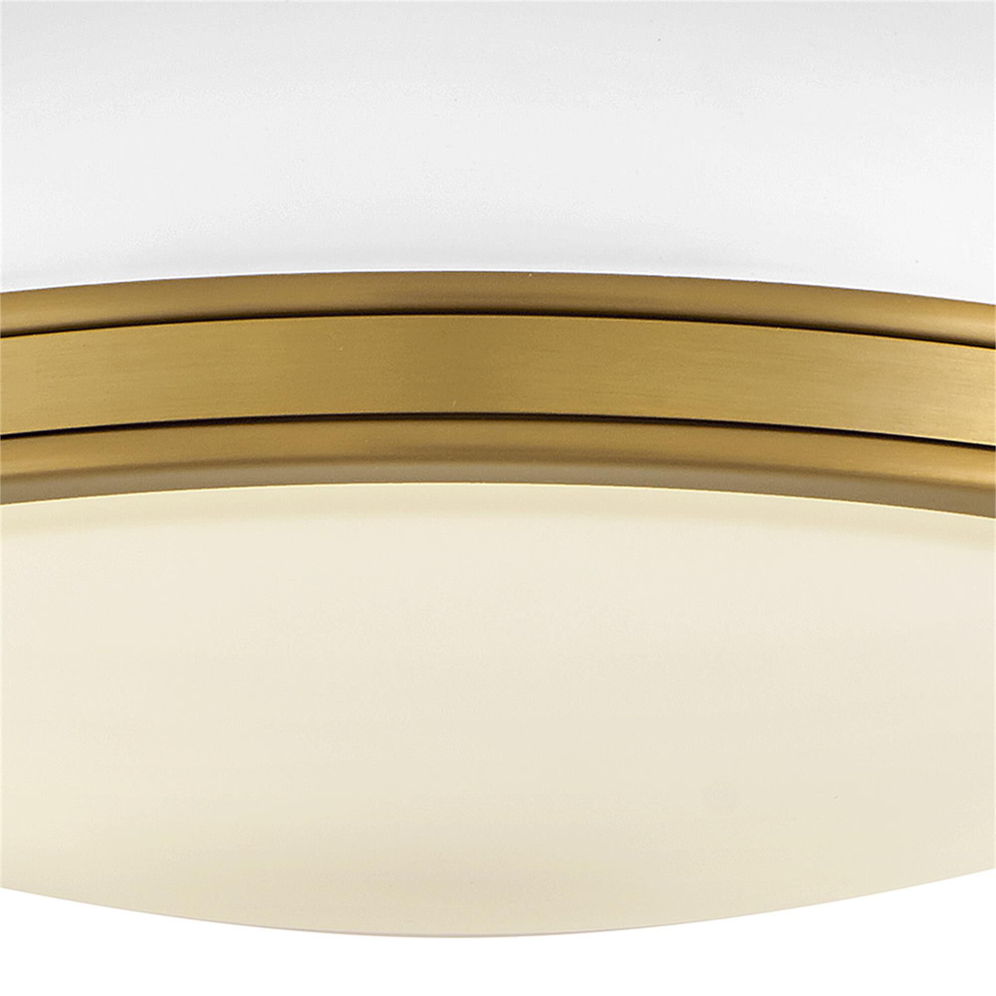 Barton 14 Inch 2 Light Flush Mount,
