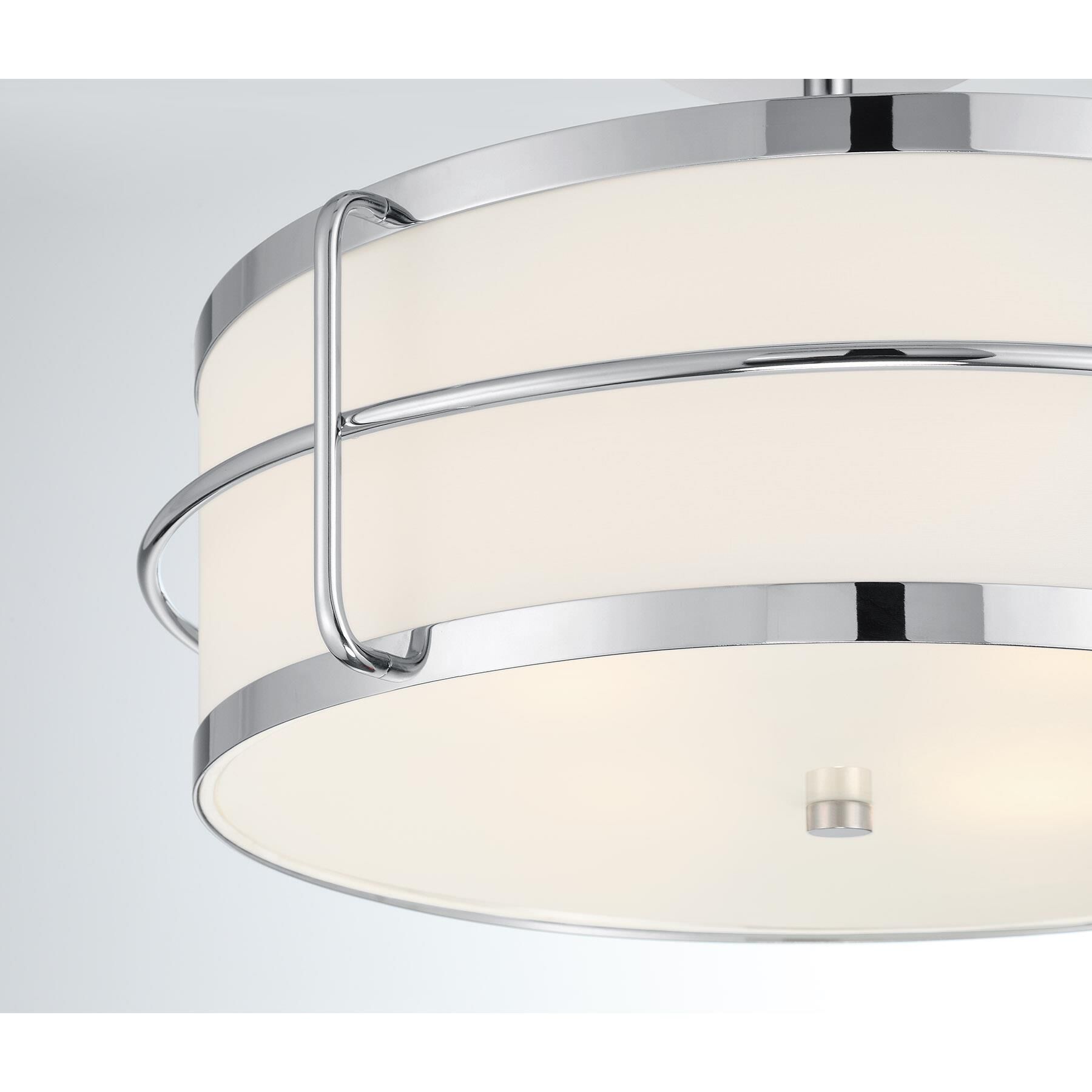 Chauncey 22 Inch Semi Flush Mount by Savoy House