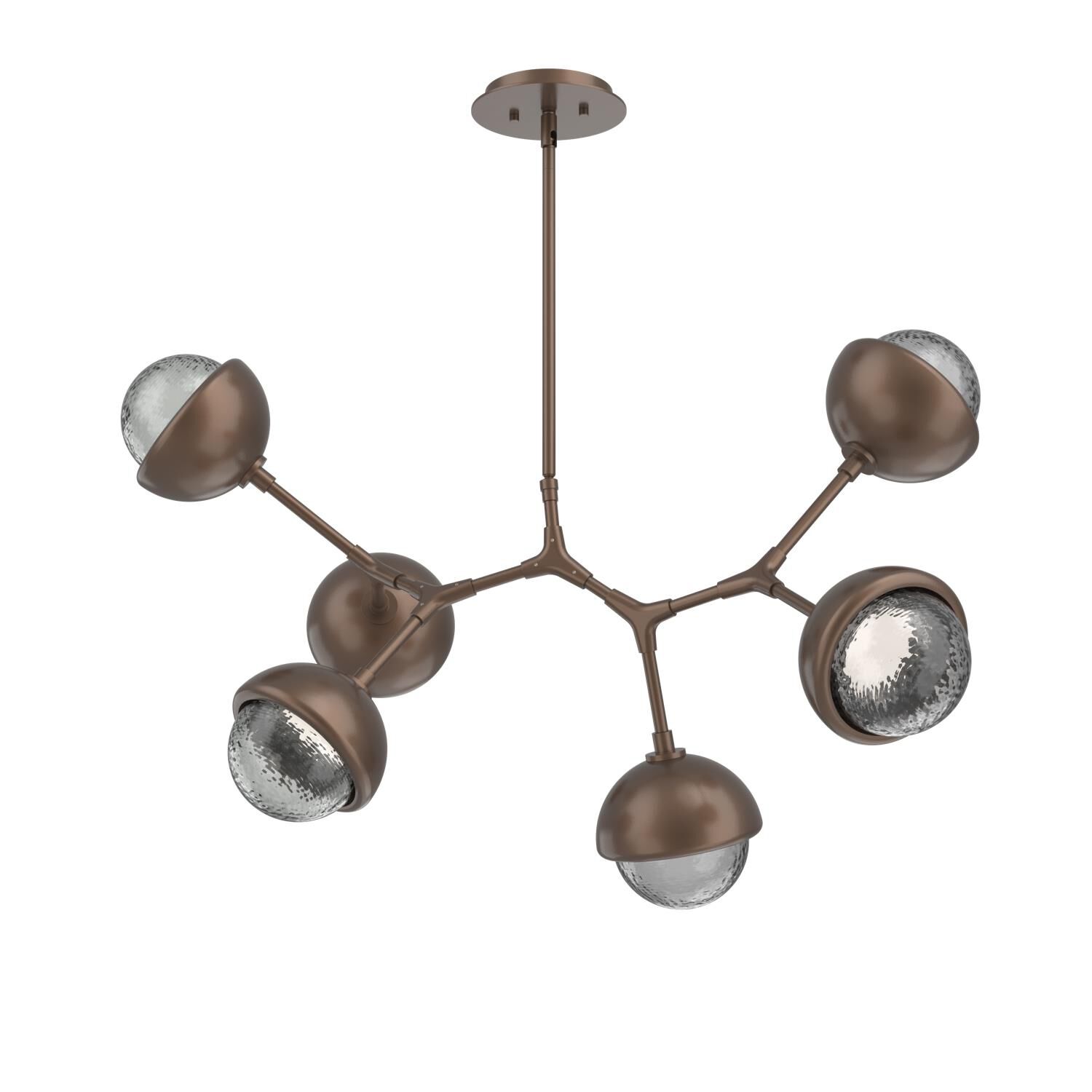 Levi Wilson Cabochon 31 Inch Linear Suspension Light by Hammerton Studio