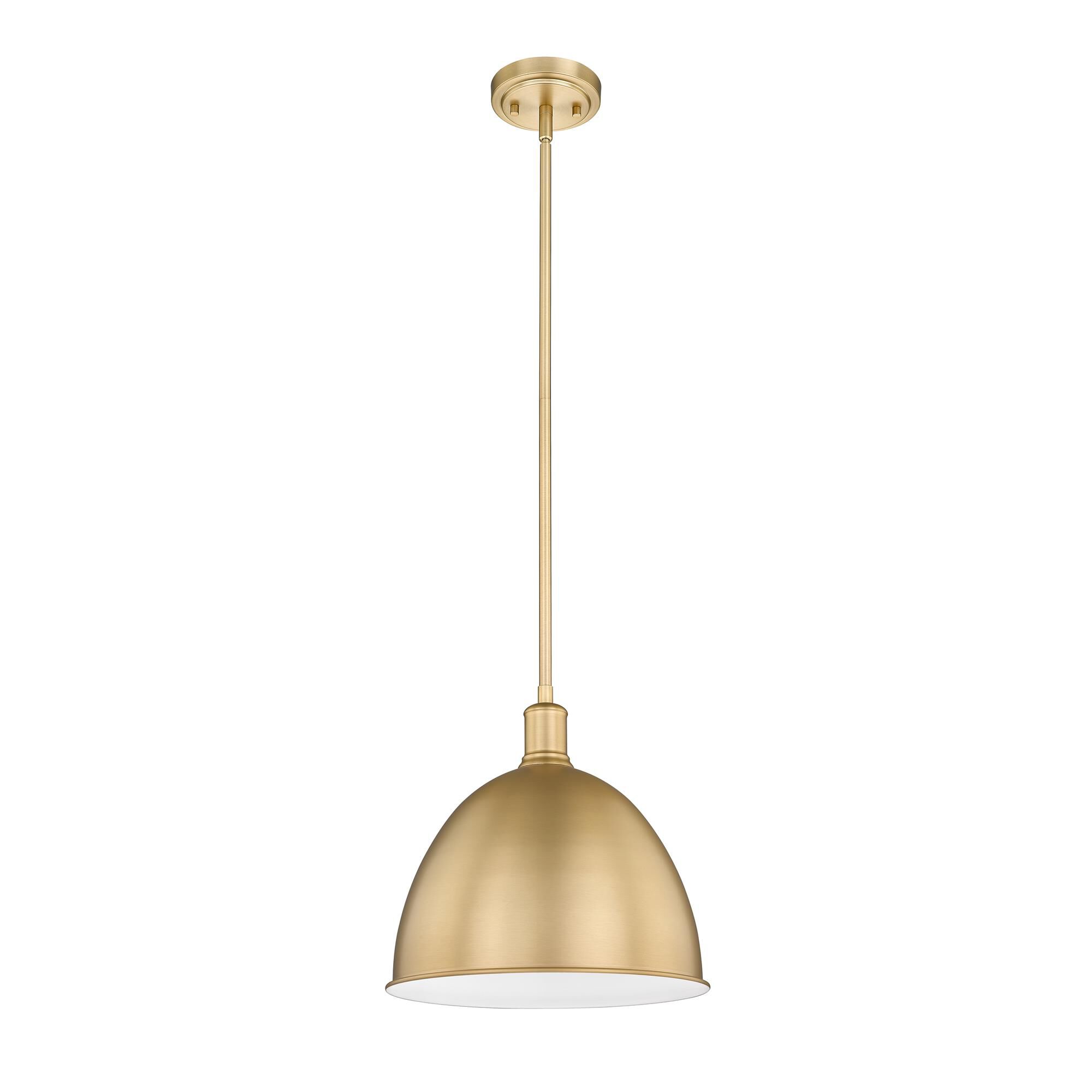 Shown in Classic Brass finish and Classic Brass shade
