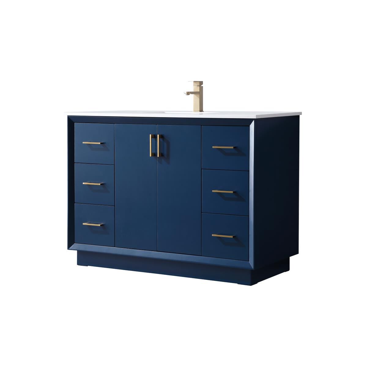 Shown in Blue finish