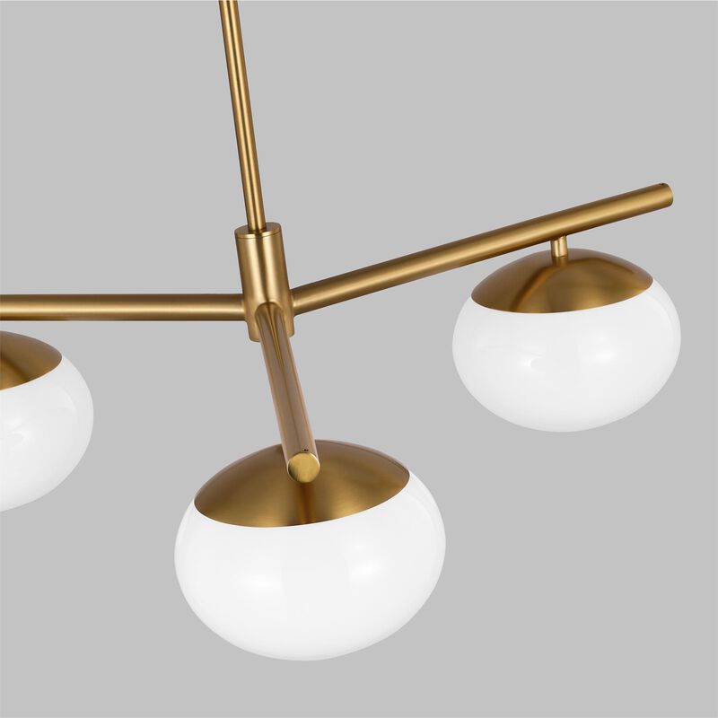 Ellen DeGeneres Lune 27 Inch 3 Light Semi Flush Mount by Visual Comfort Studio