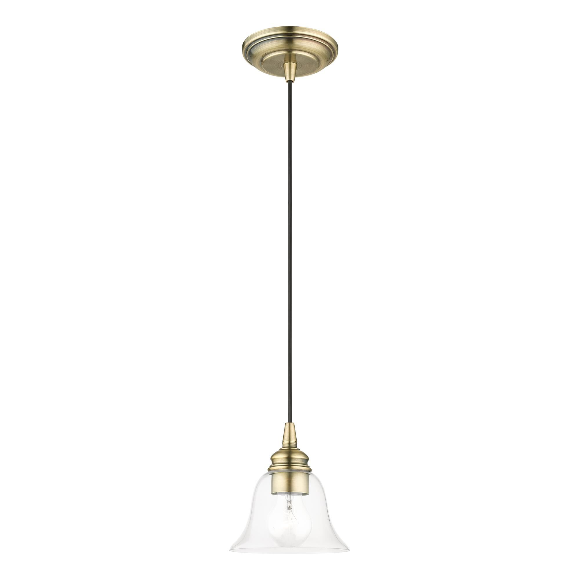Livex Lighting Moreland 6 Inch Mini Pendant
