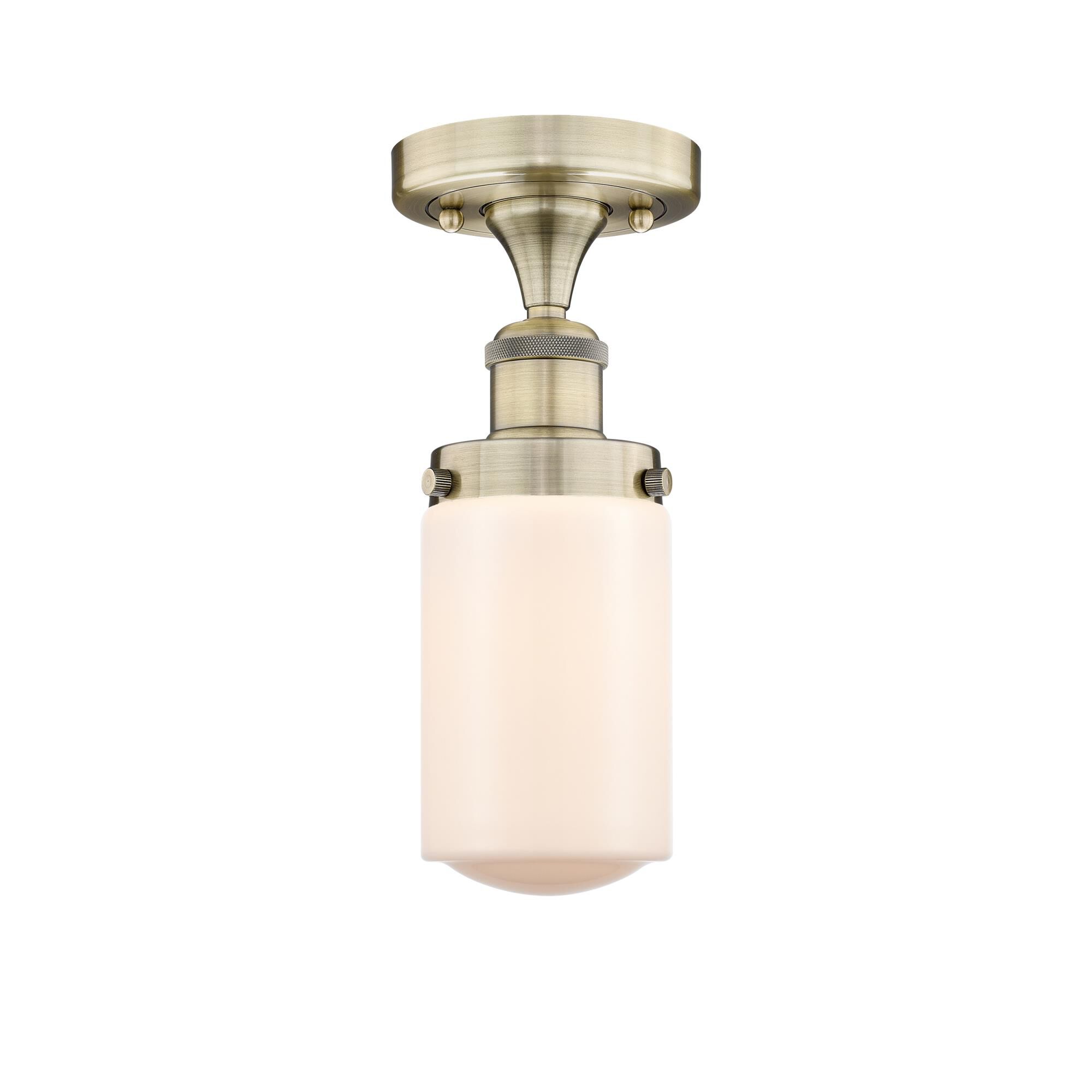 Bruno Marashlian Dover 6 Inch 1 Light Semi Flush Mount by Innovations Lighting