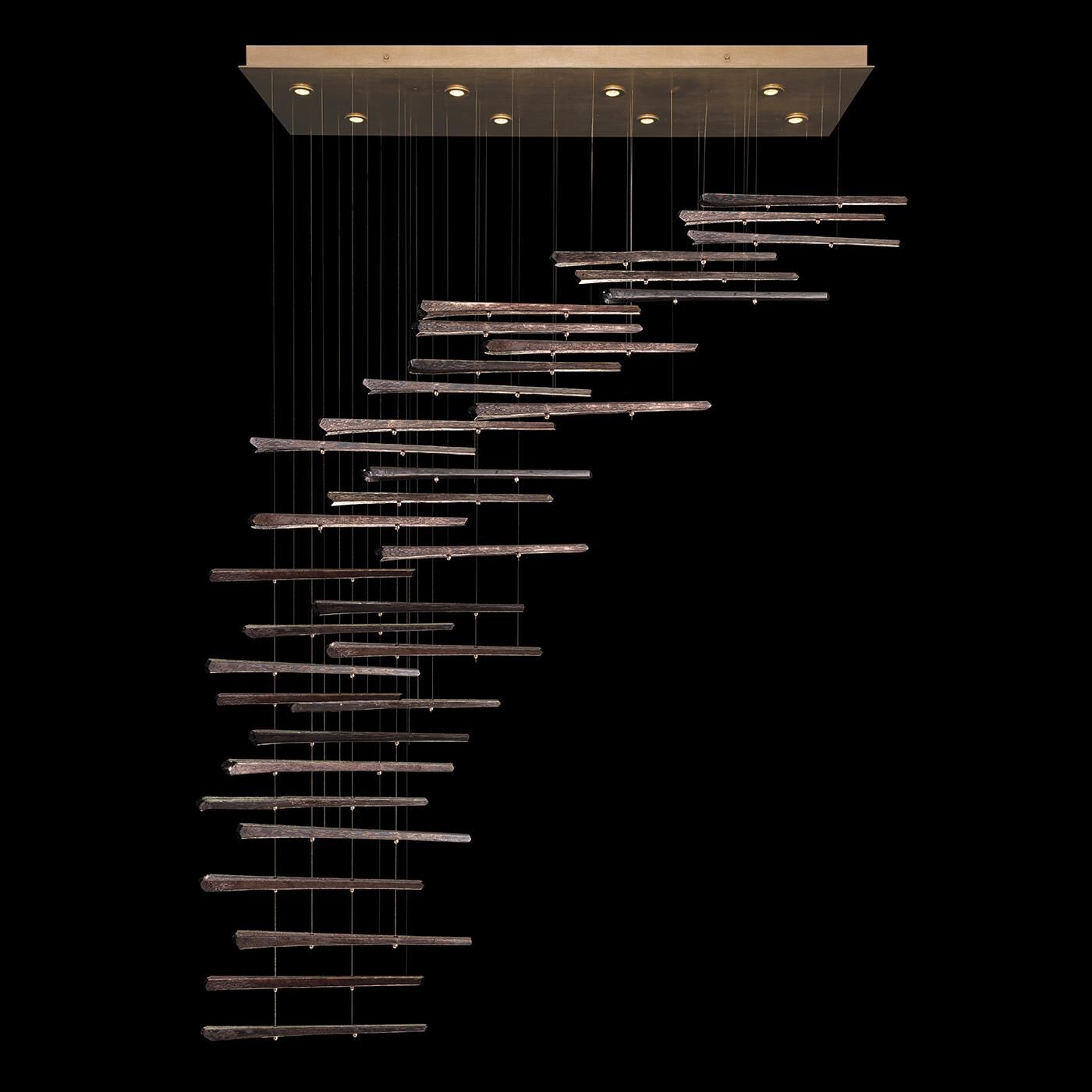 Elevate Linear Suspension Light by Fine Art Handcrafted Lighting