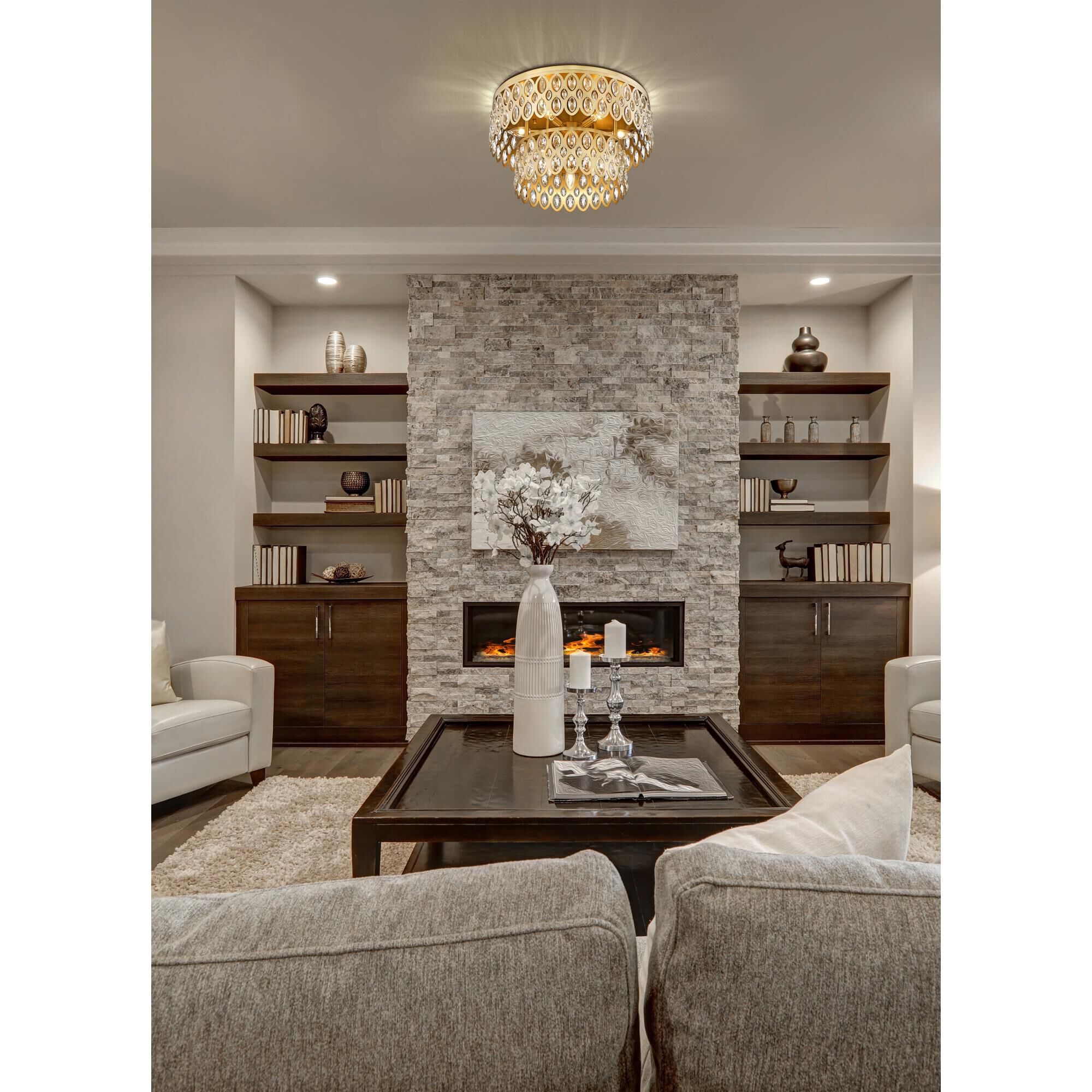 Dealey 20 Inch 9 Light Flush Mount by Z-Lite