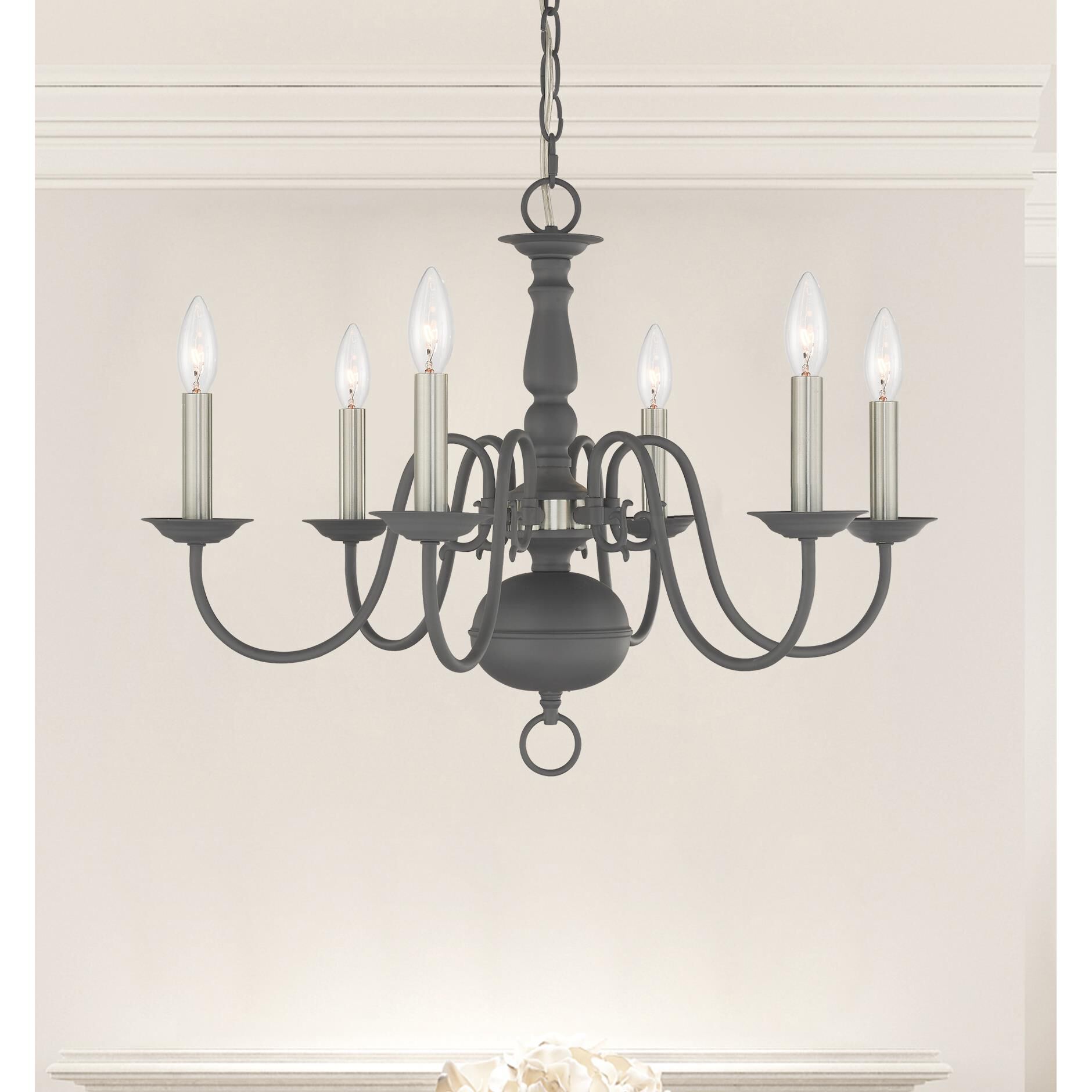 Williamsburgh 6 Light Chandelier by Livex Lighting