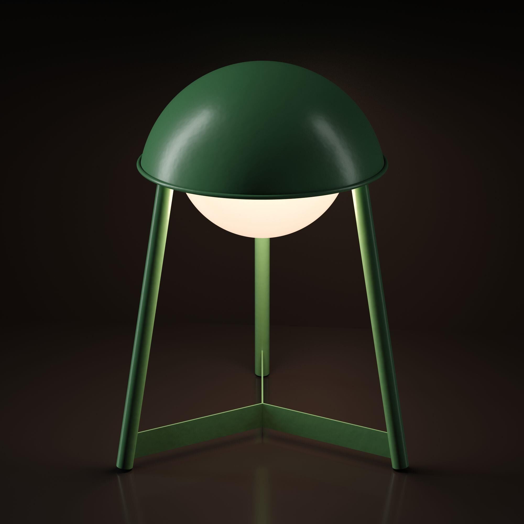 Kibun Helmet 21 Inch Table Lamp by Bulbrite