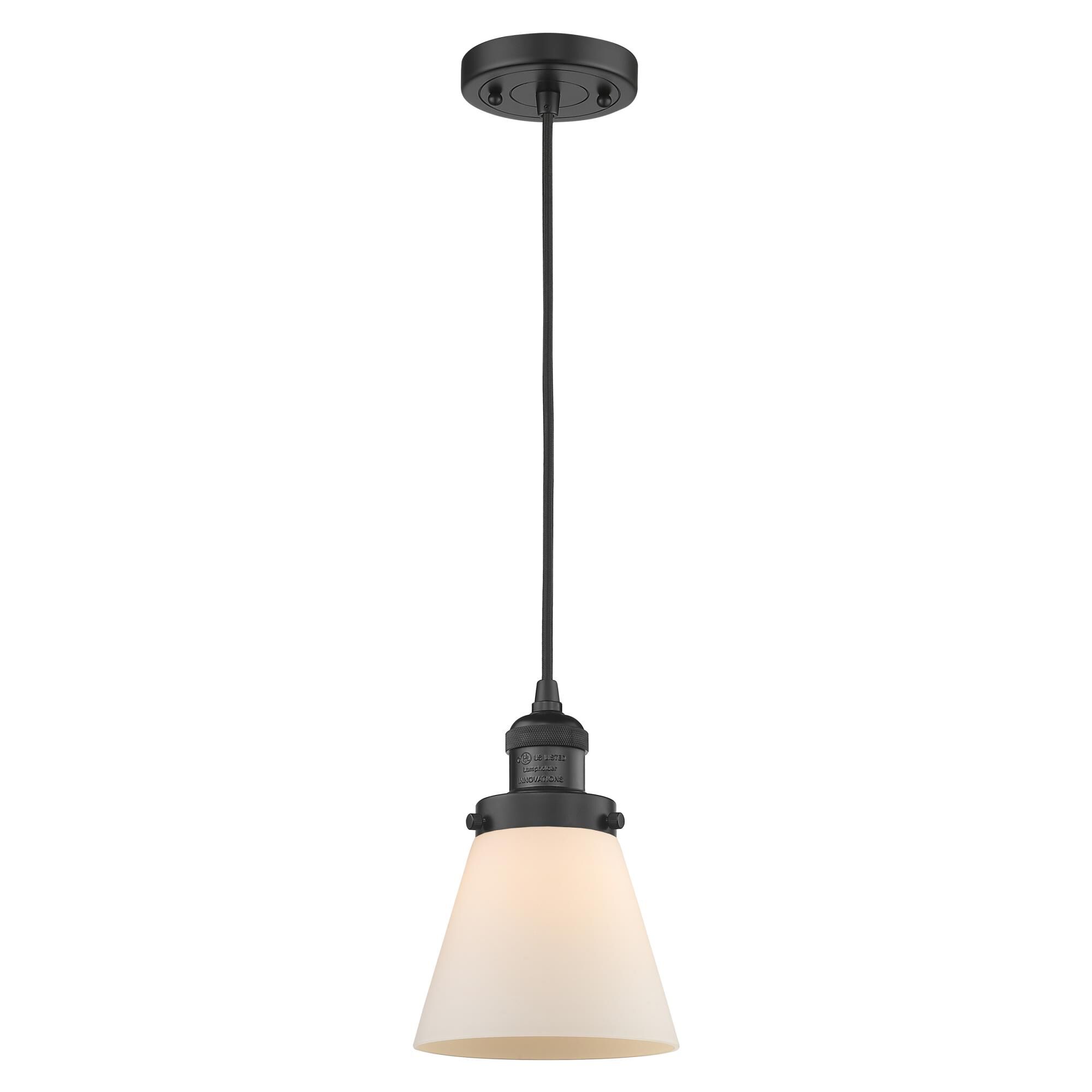 Shown in Matte Black finish and Matte White Cased glass