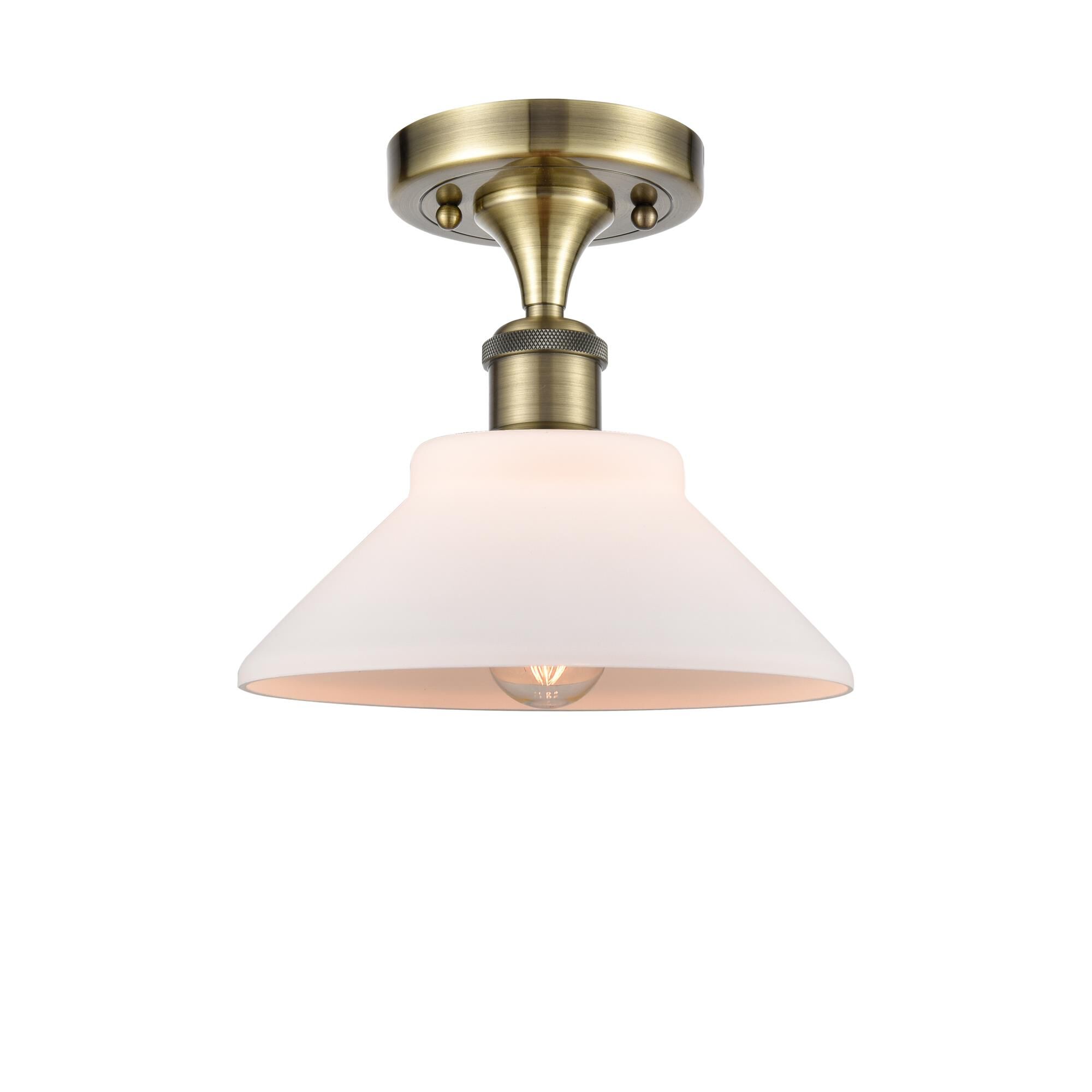 Bruno Marashlian Orwell 9 Inch 1 Light LED Flush Mount by Innovations Lighting