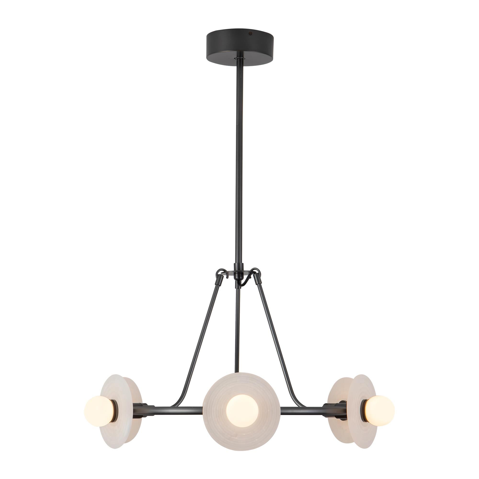 Alan Pepin Dahlia 28 Inch Chandelier by Alora Lighting