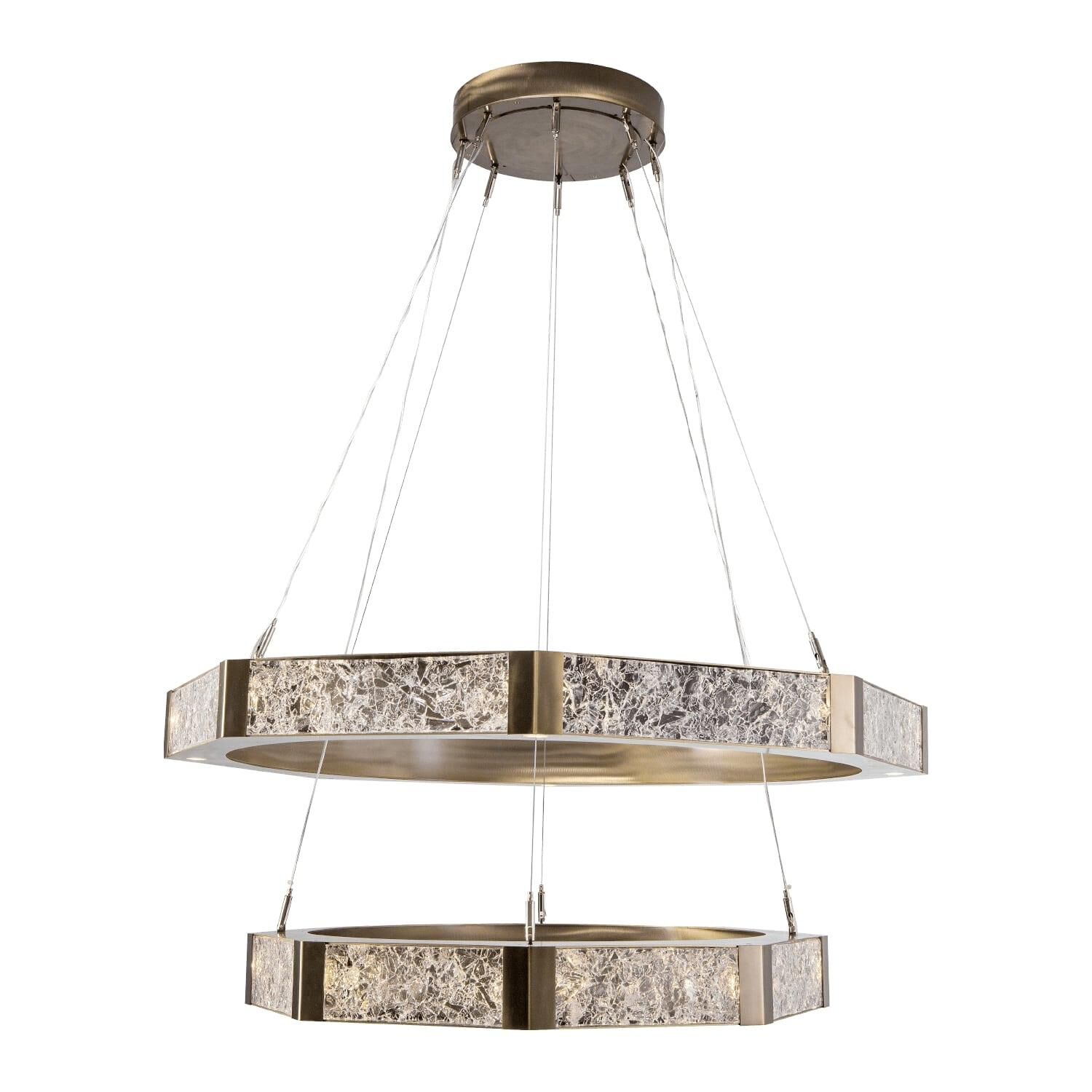 Shown in Heritage Brass finish