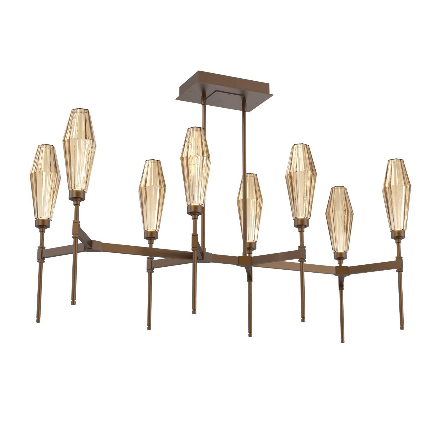 Shown in Flat Bronze finish and Bronze glass