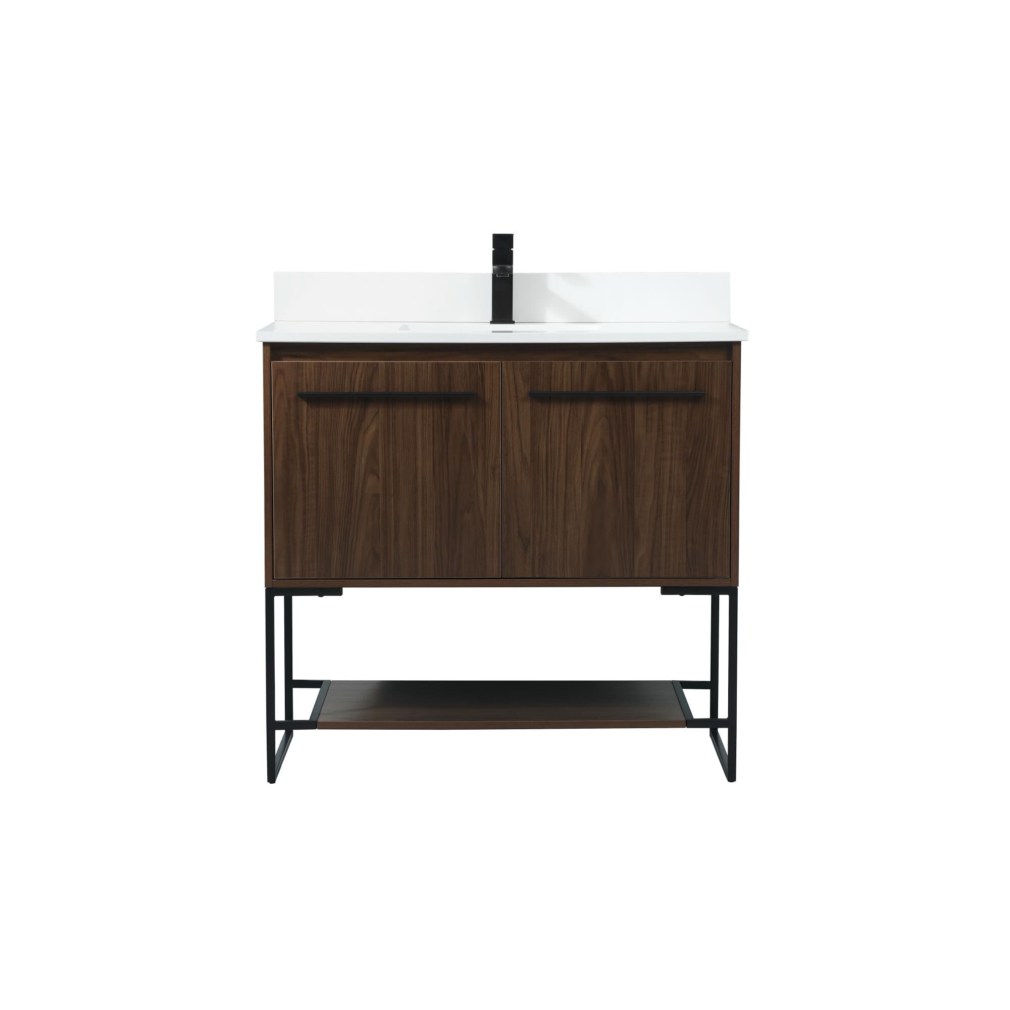 Shown in Walnut finish