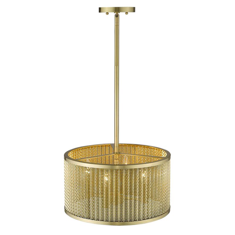 Basetti 15 Inch 4 Light Mini Chandelier by Trend Lighting