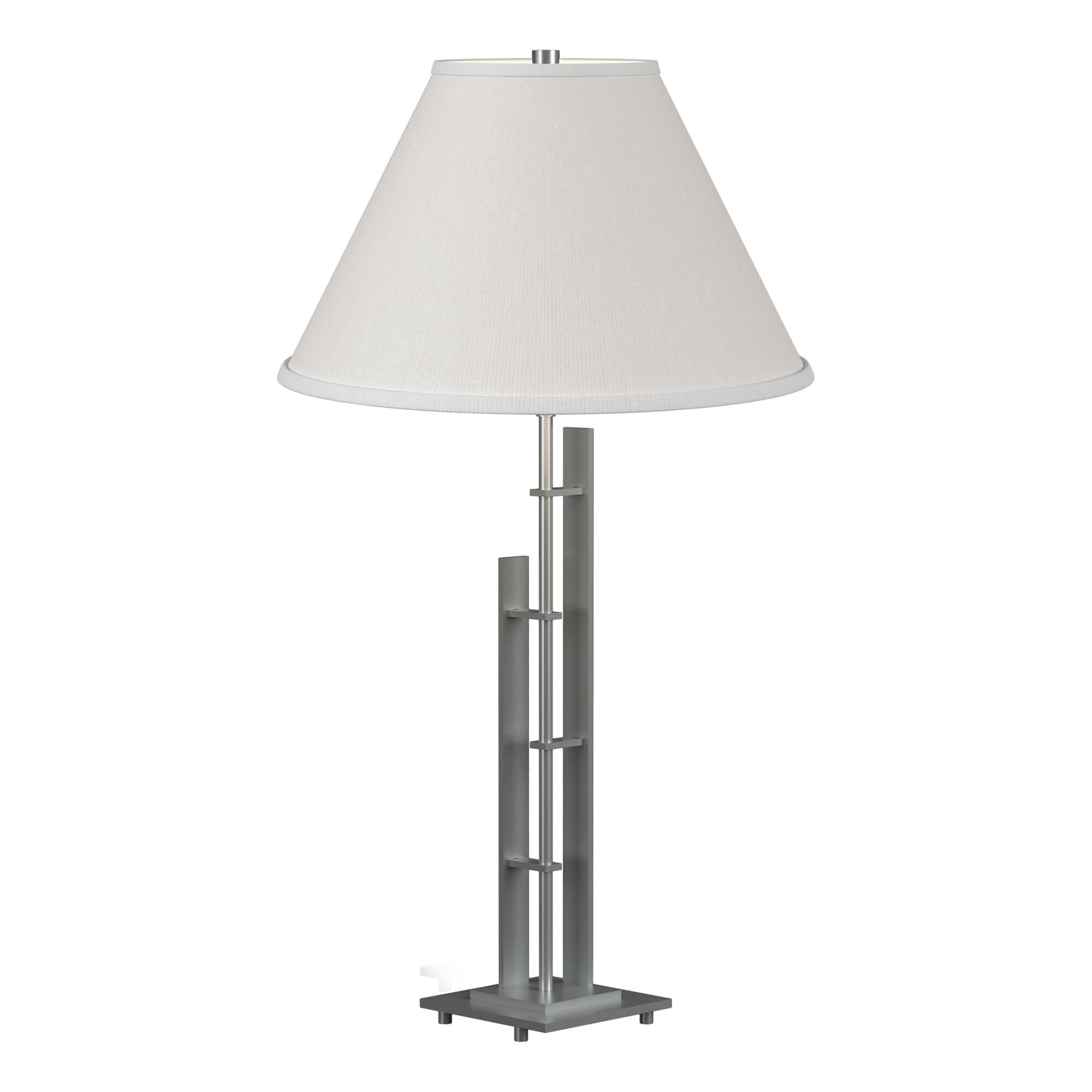 Shown in Vintage Platinum finish and Natural Anna shade