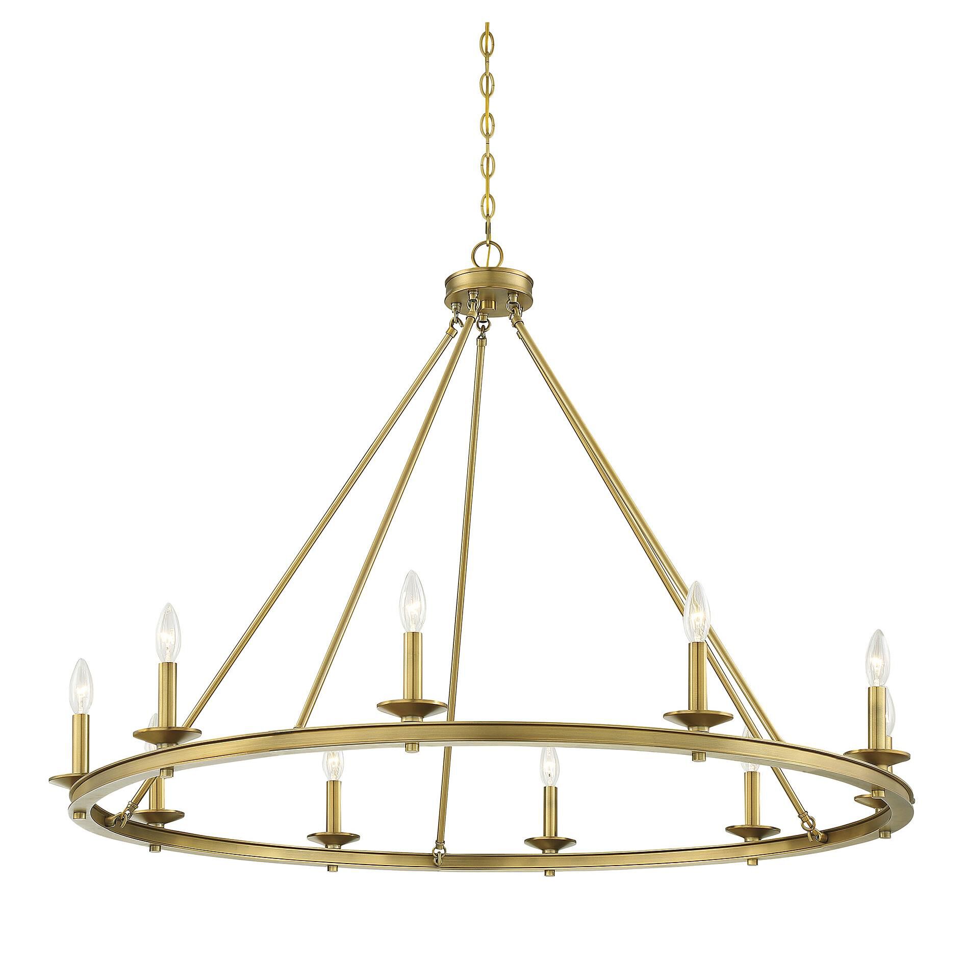 Middleton 45 Inch 10 Light Chandelier by Savoy House