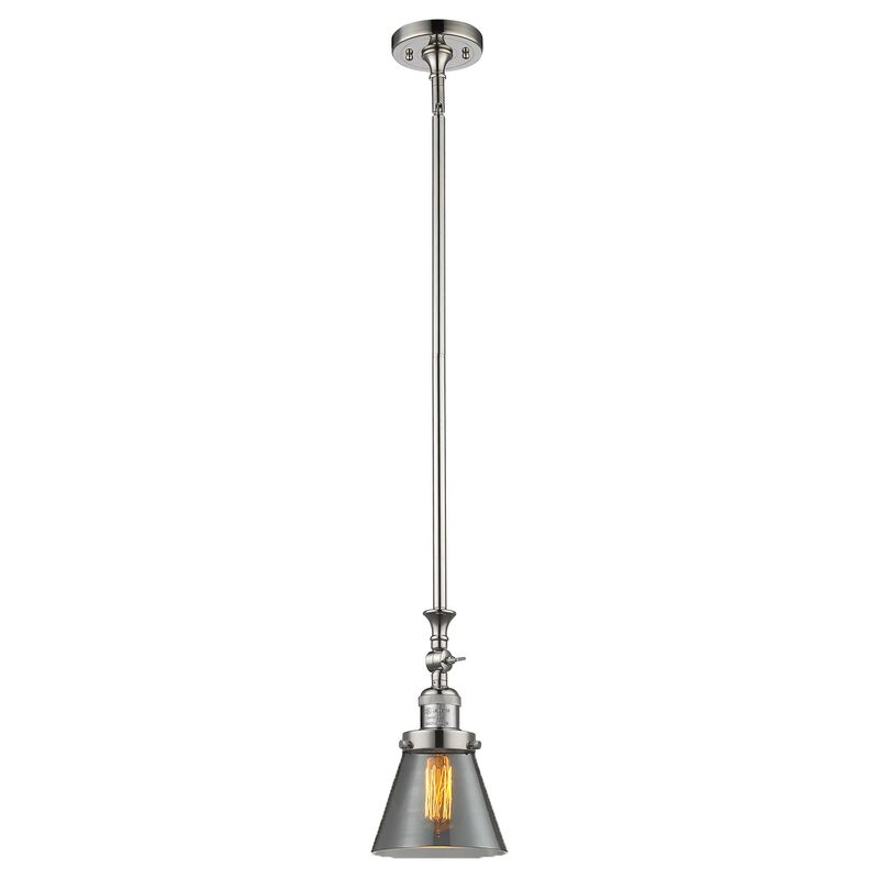 Bruno Marashlian Small Cone 6 Inch Mini Pendant by Innovations Lighting