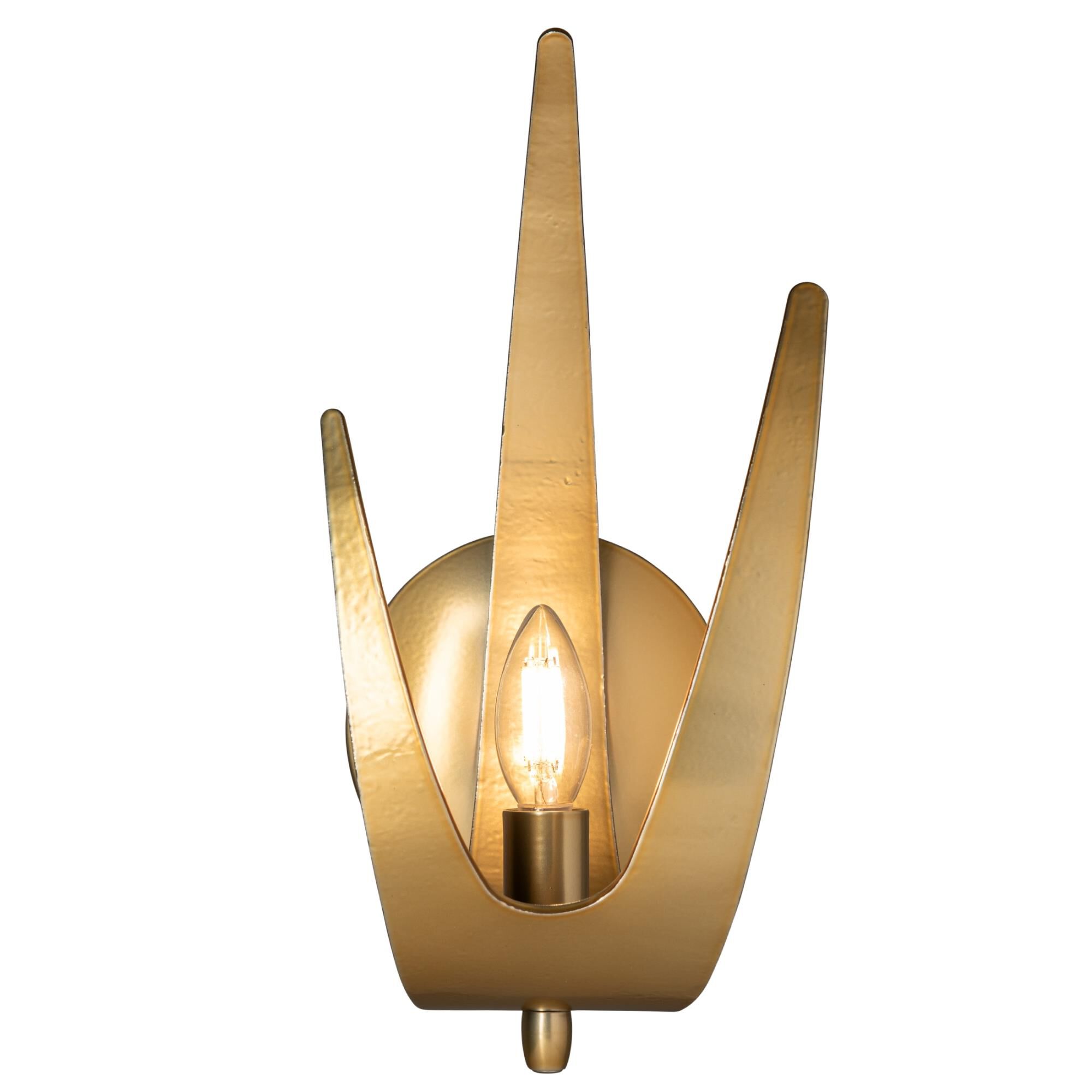 Caribou 14 Inch Left Wall Sconce by Hubbardton Forge