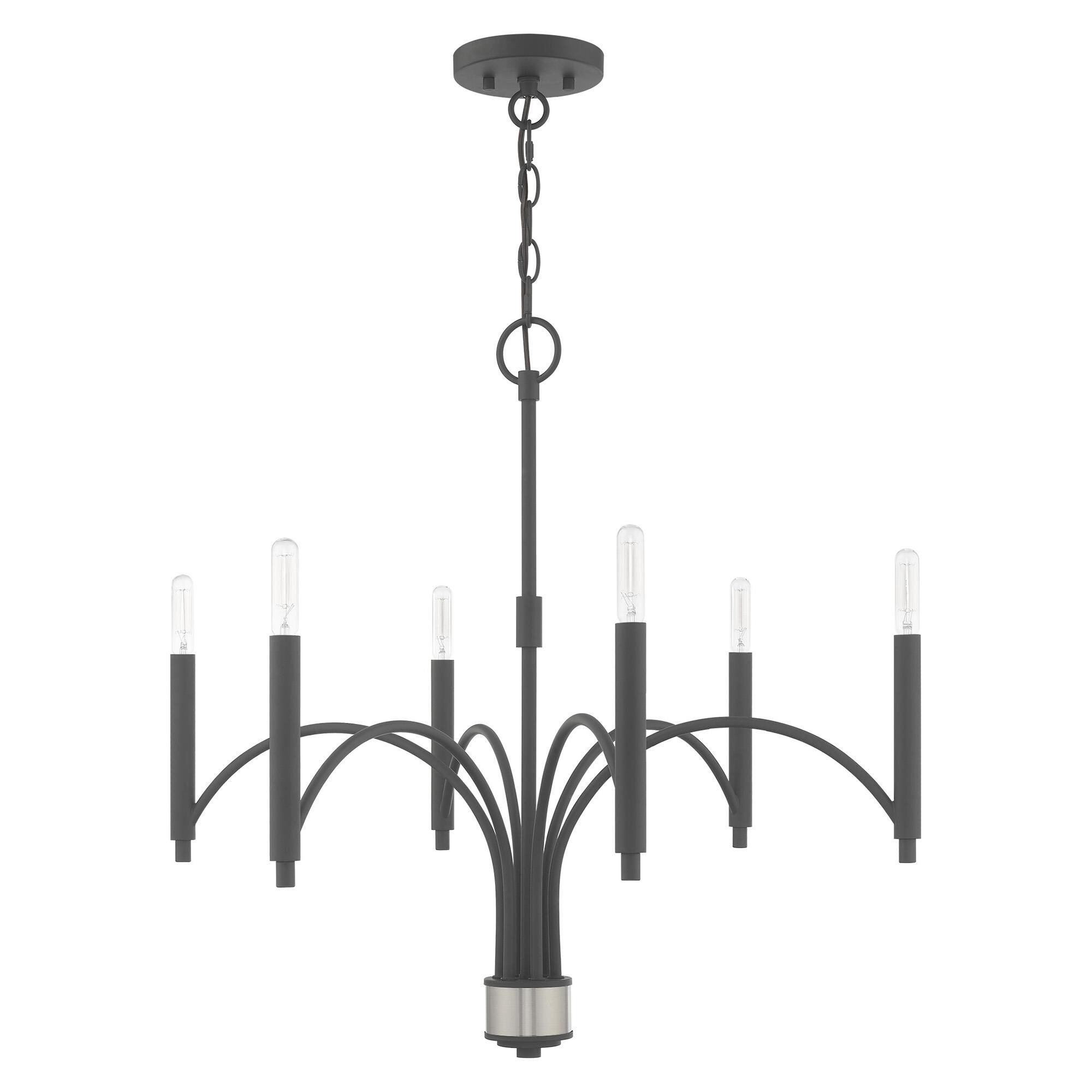 Wisteria 6 Light Chandelier by Livex Lighting