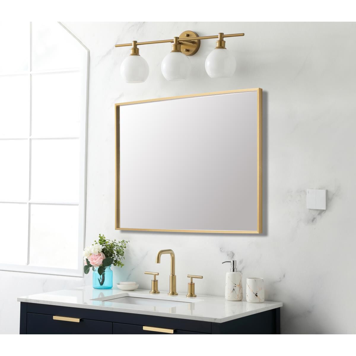 Shown in Gold finish