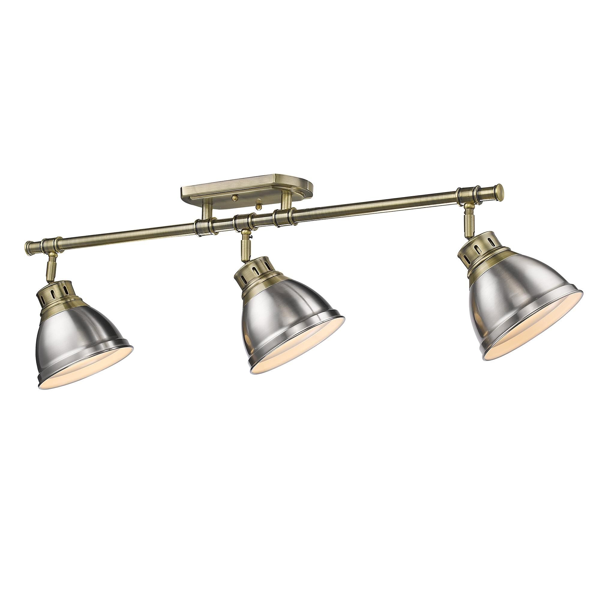Duncan 35 Inch Track Lighting Kit by Golden Lighting