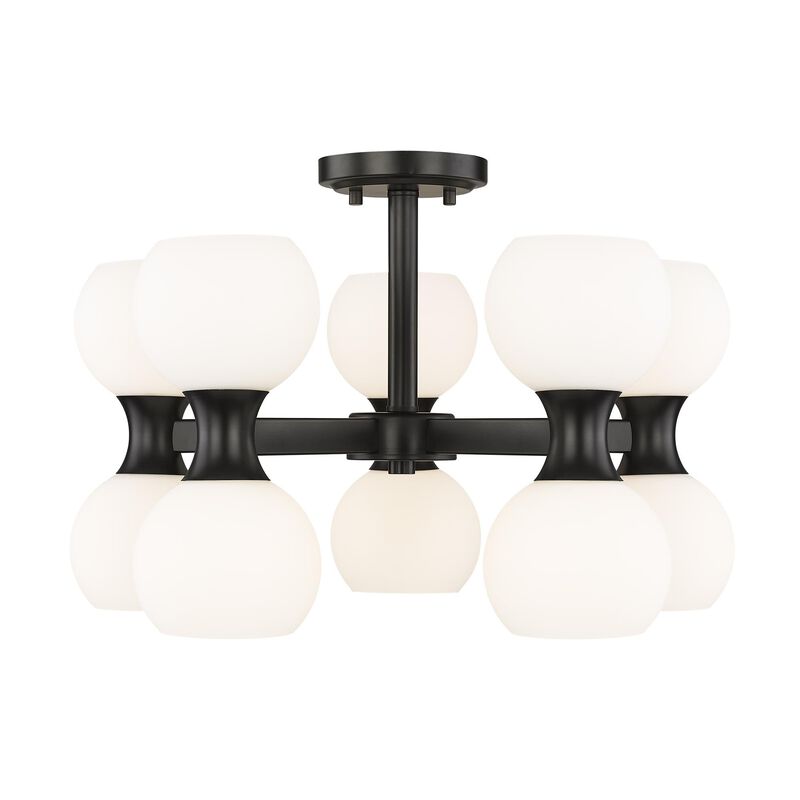 Artemis 21 Inch 10 Light Semi Flush Mount by Z-Lite